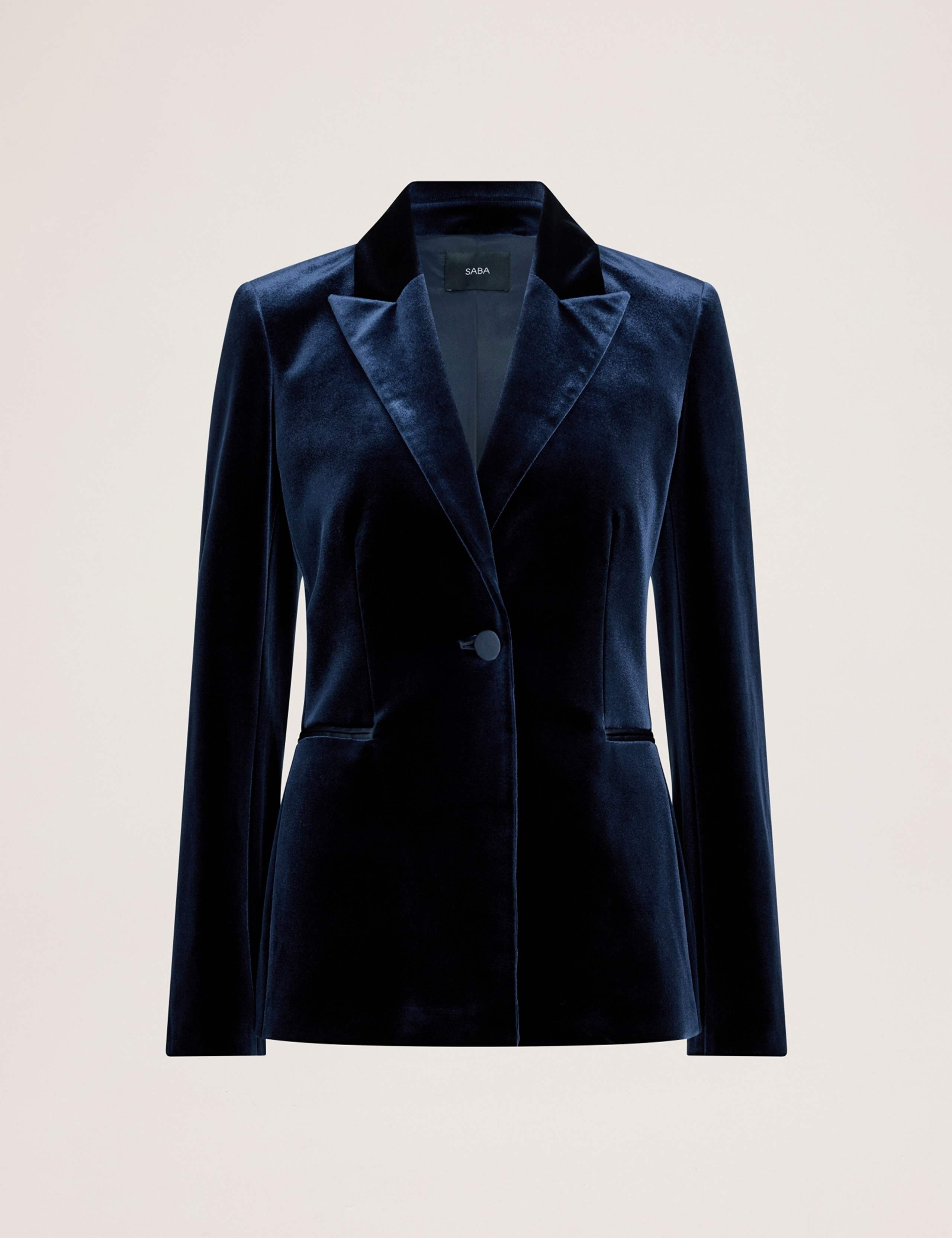 Regular Fit Velvet Blazer 2 of 8
