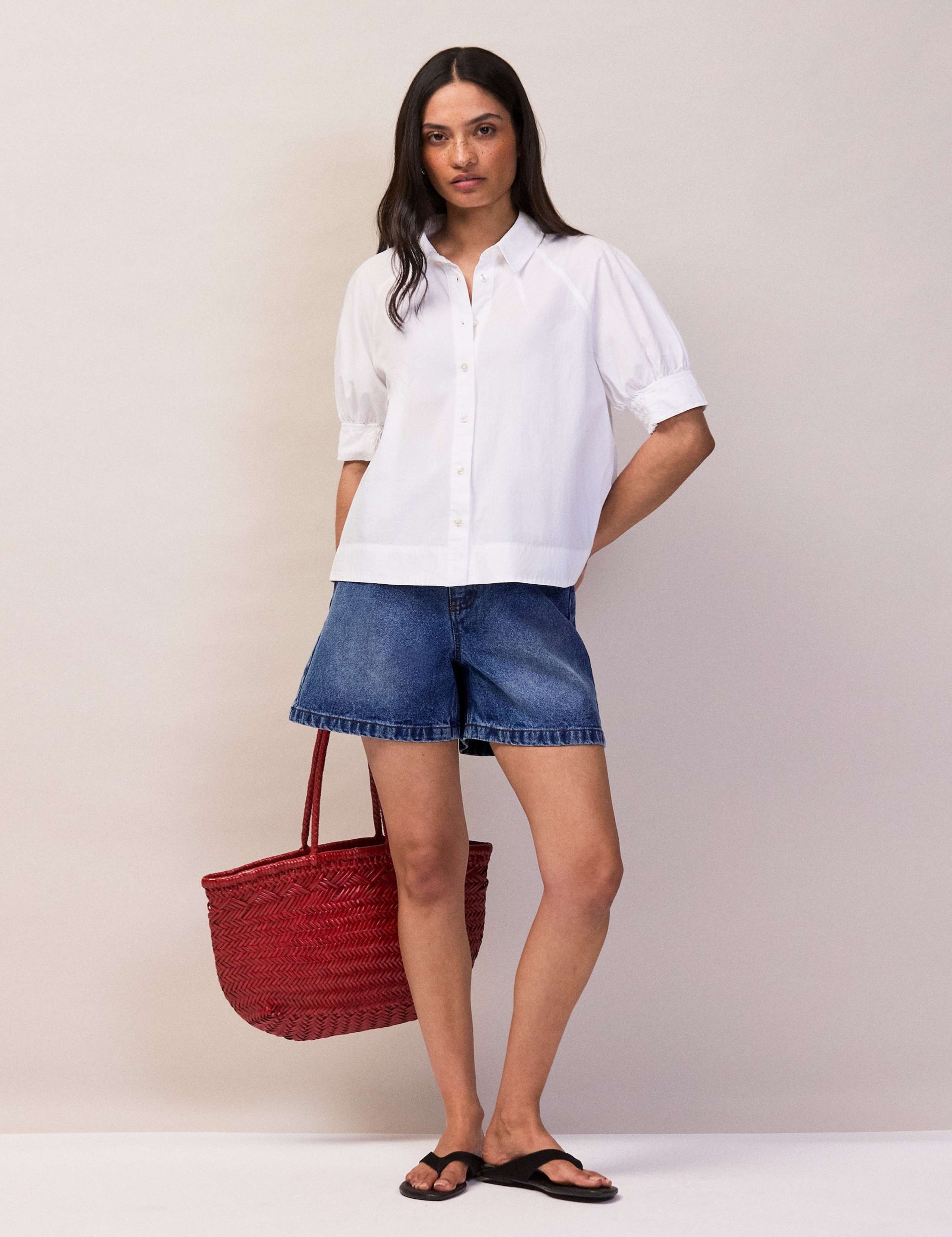 Pure Cotton Poplin Shirt 4 of 5