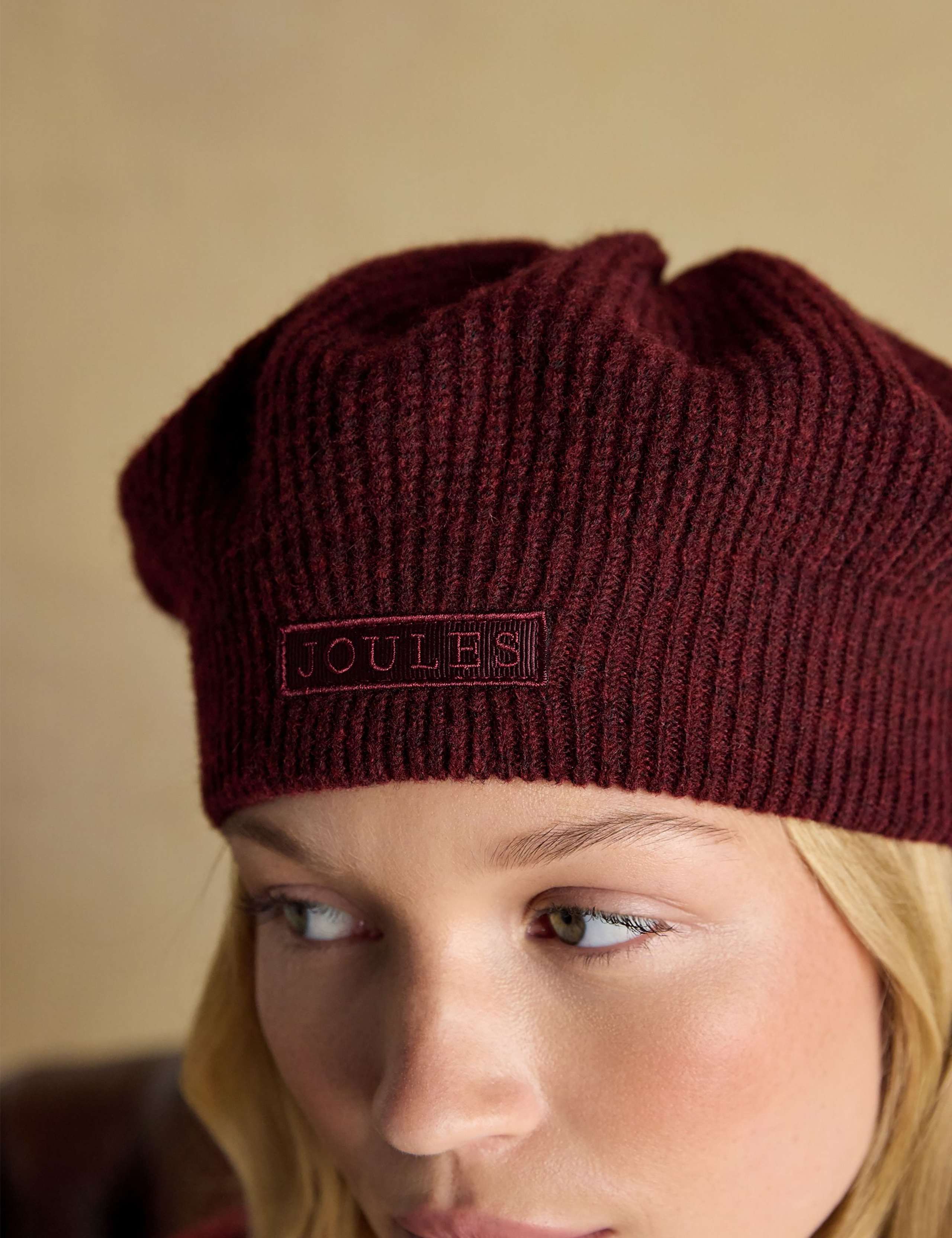 Ribbed Knitted Beret 5 of 7