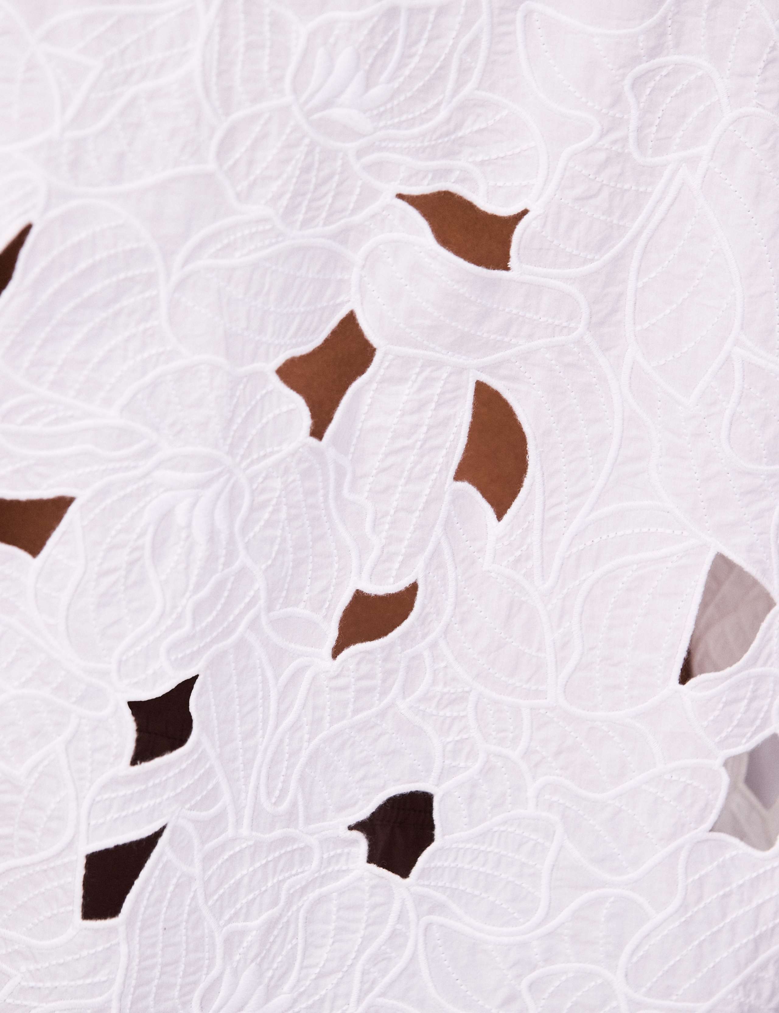 Pure Cotton Embroidered Relaxed Shirt 5 of 6