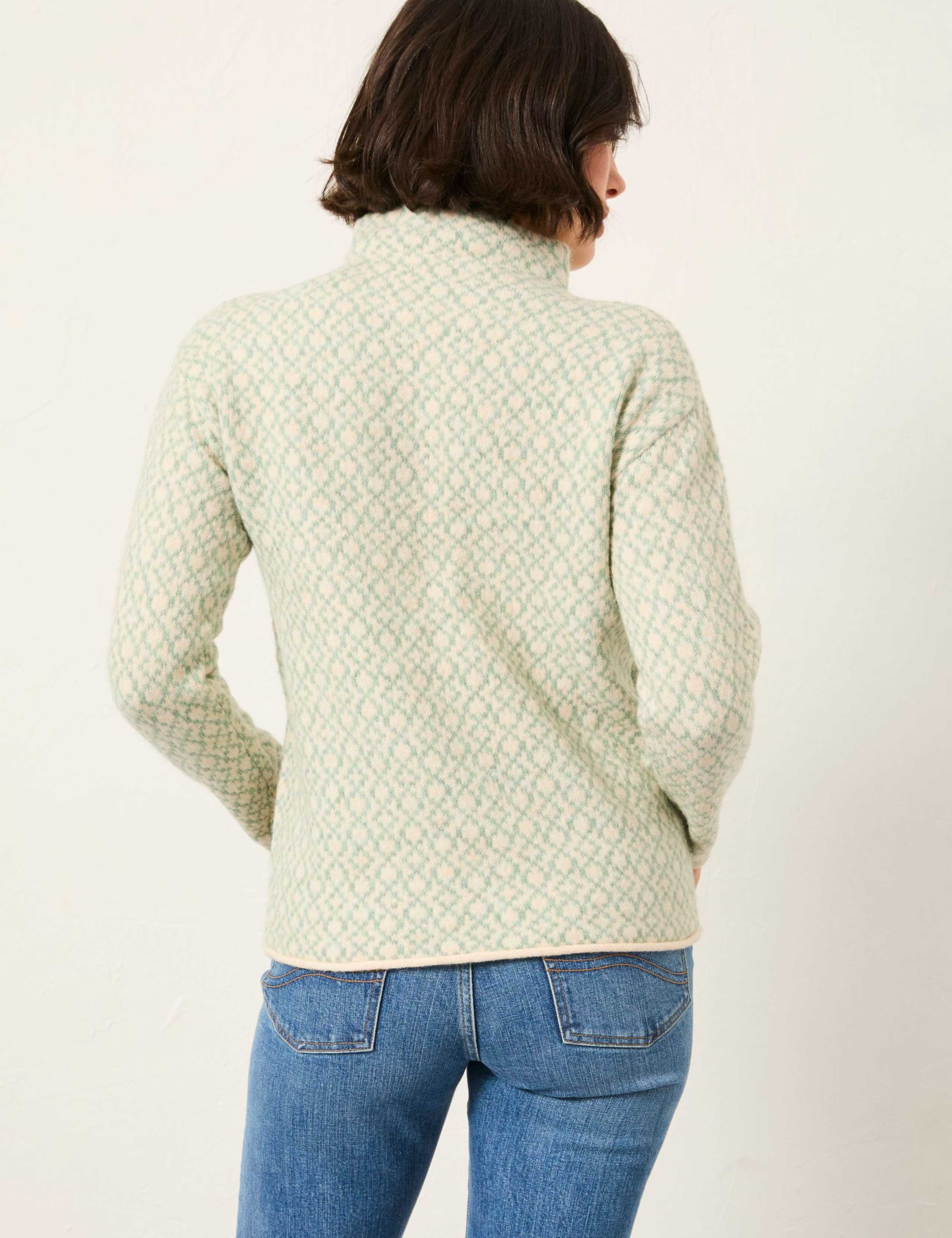 Patterned High Neck Jumper 6 of 6
