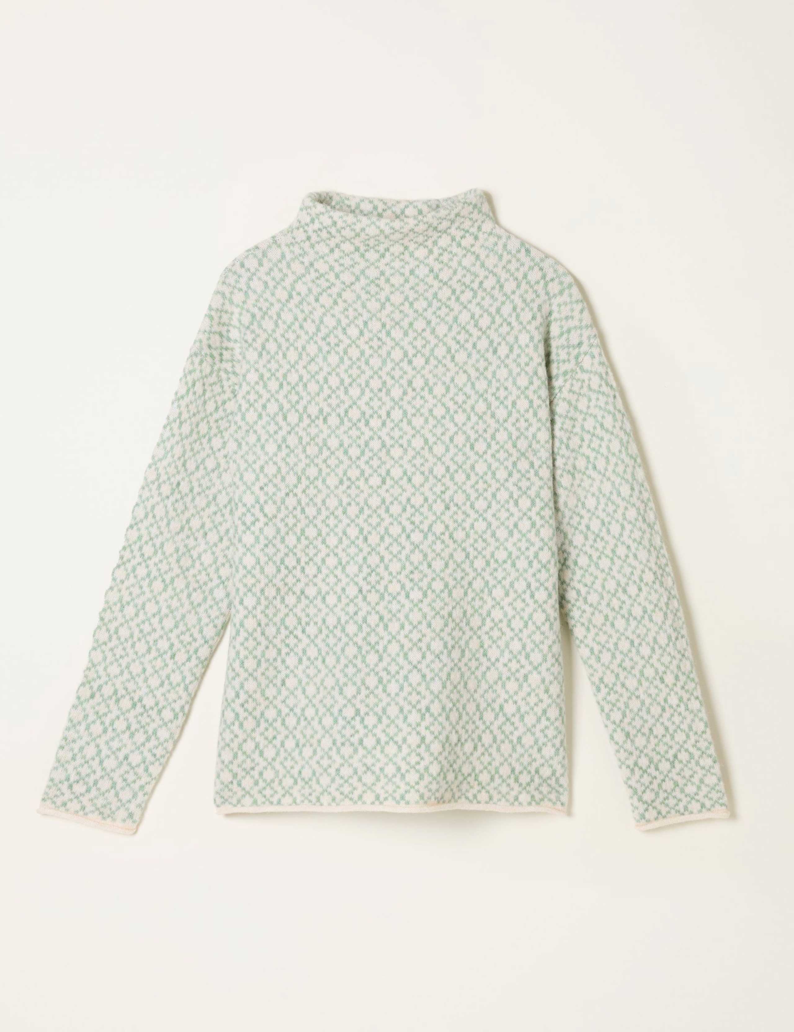 Patterned High Neck Jumper 2 of 6