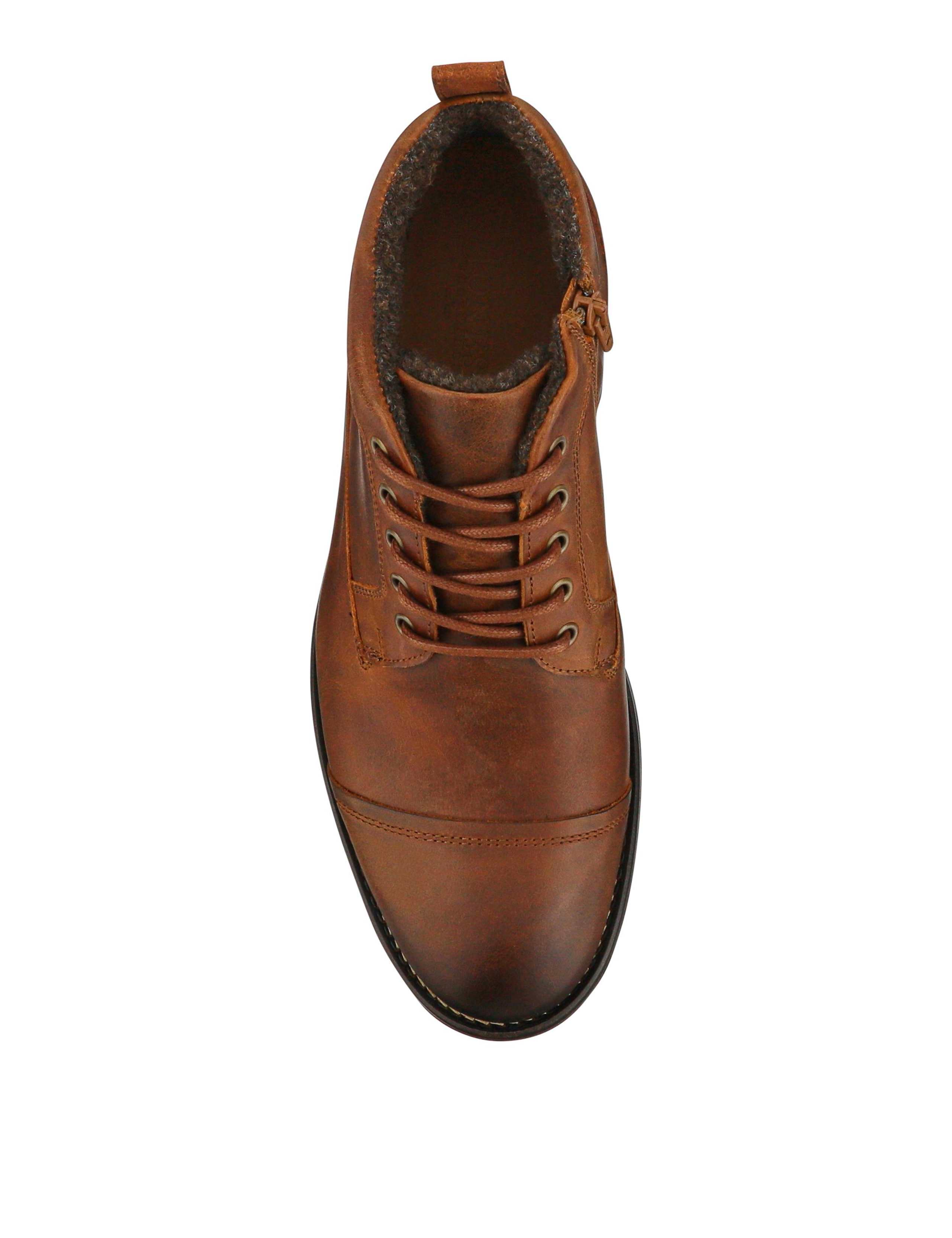 Leather Brogue Detail Boots 3 of 6