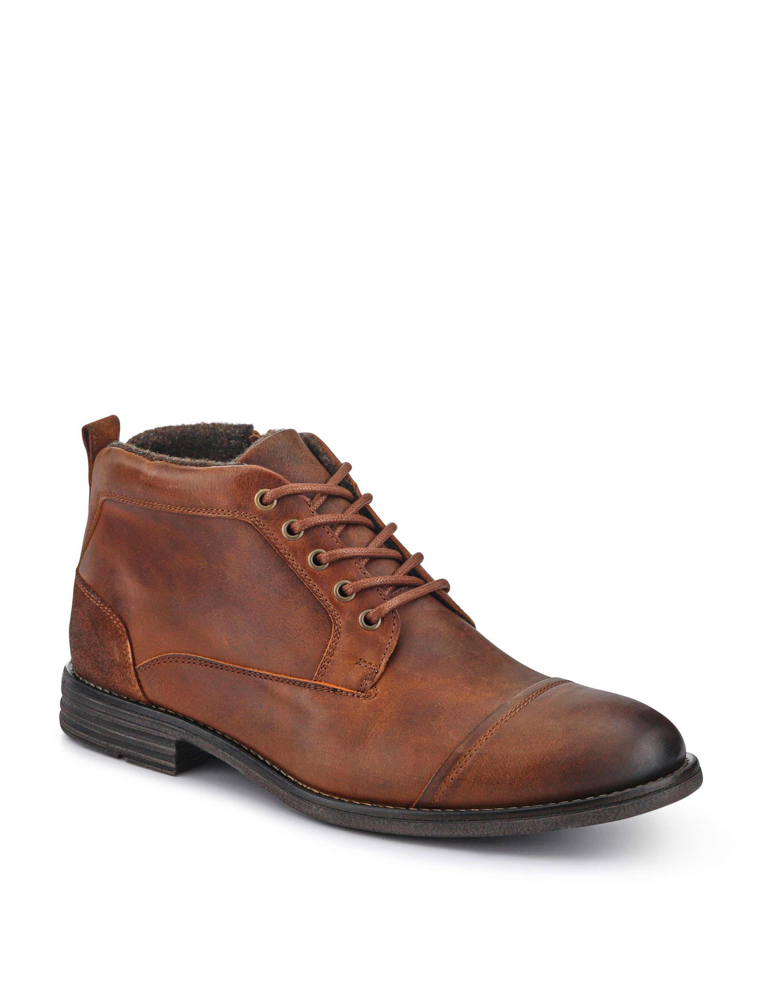 Leather Brogue Detail Boots 4 of 6