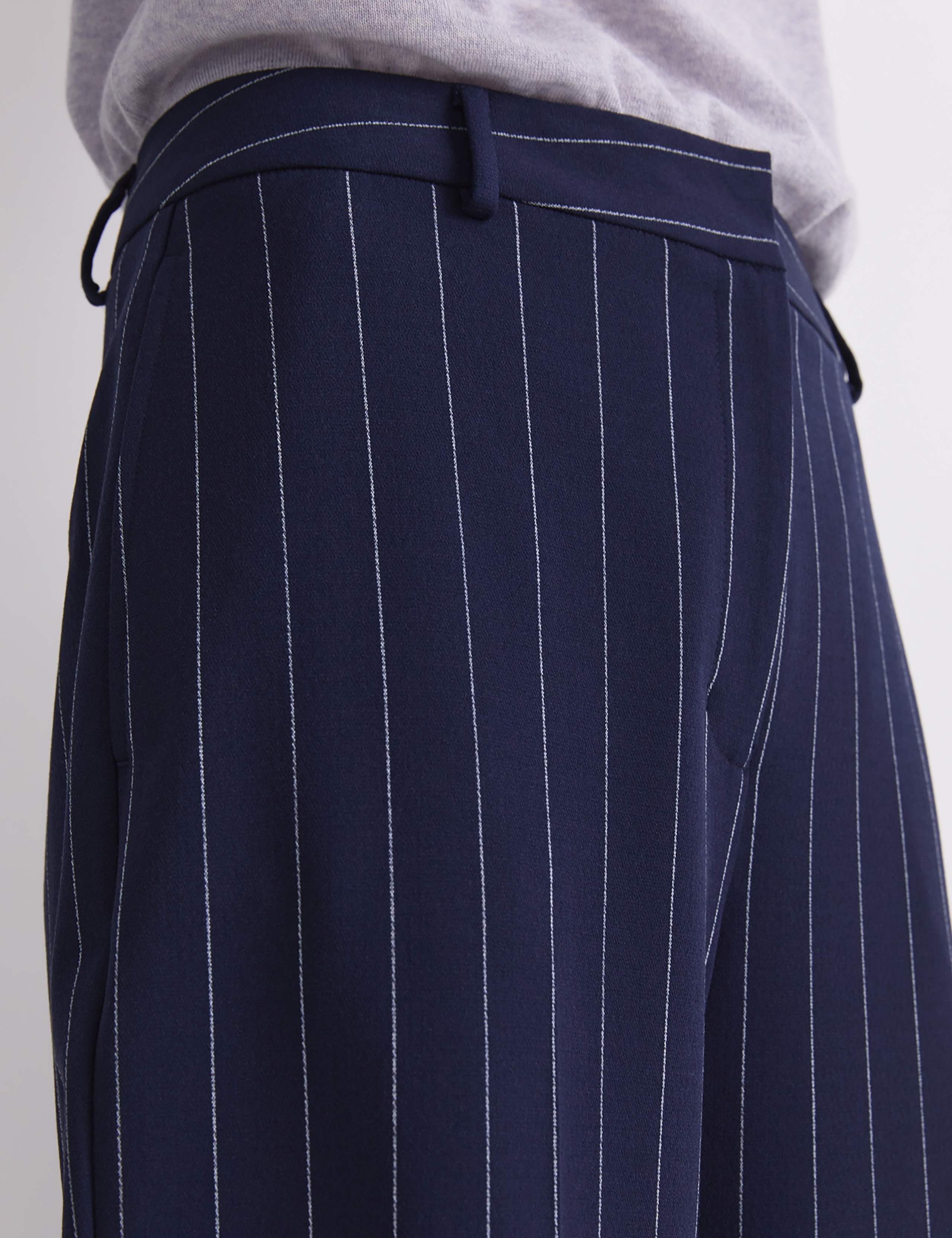 Pinstripe Wide Leg Trousers 6 of 6