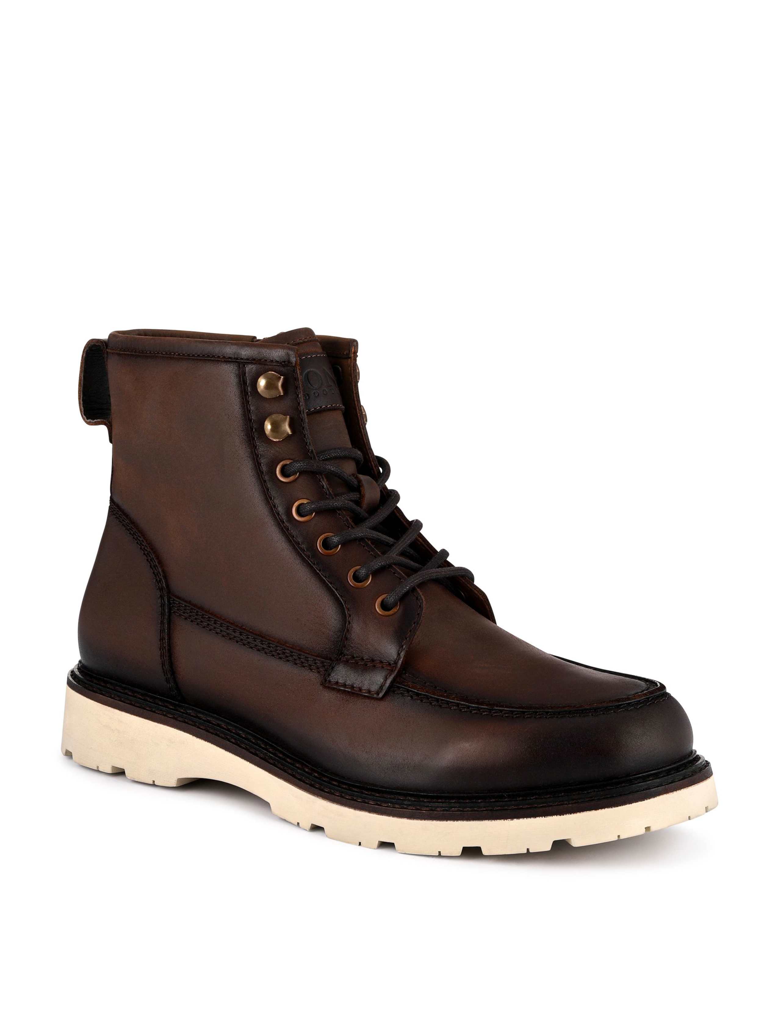 Leather Flat Ankle Boots 3 of 6