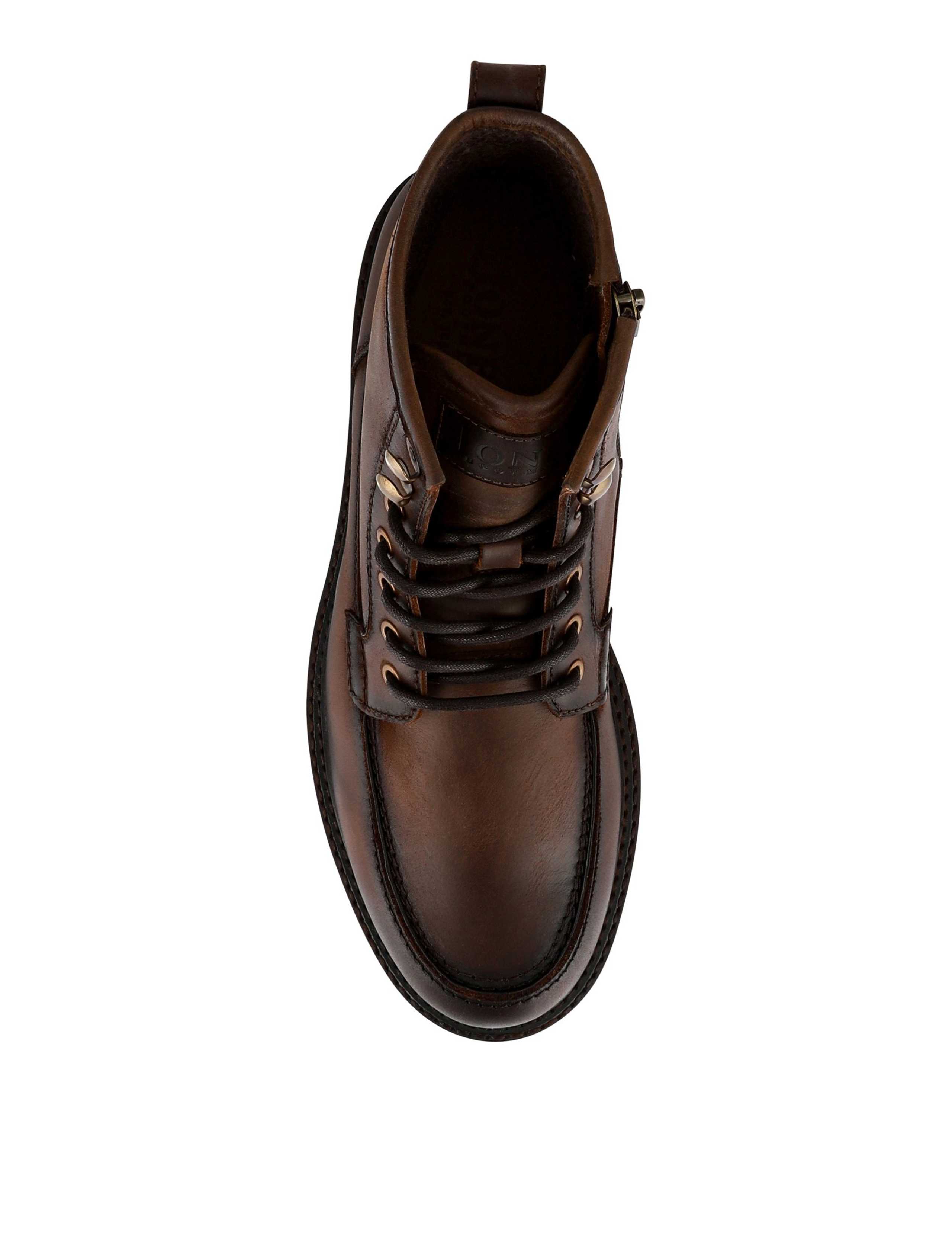Leather Flat Ankle Boots 4 of 6