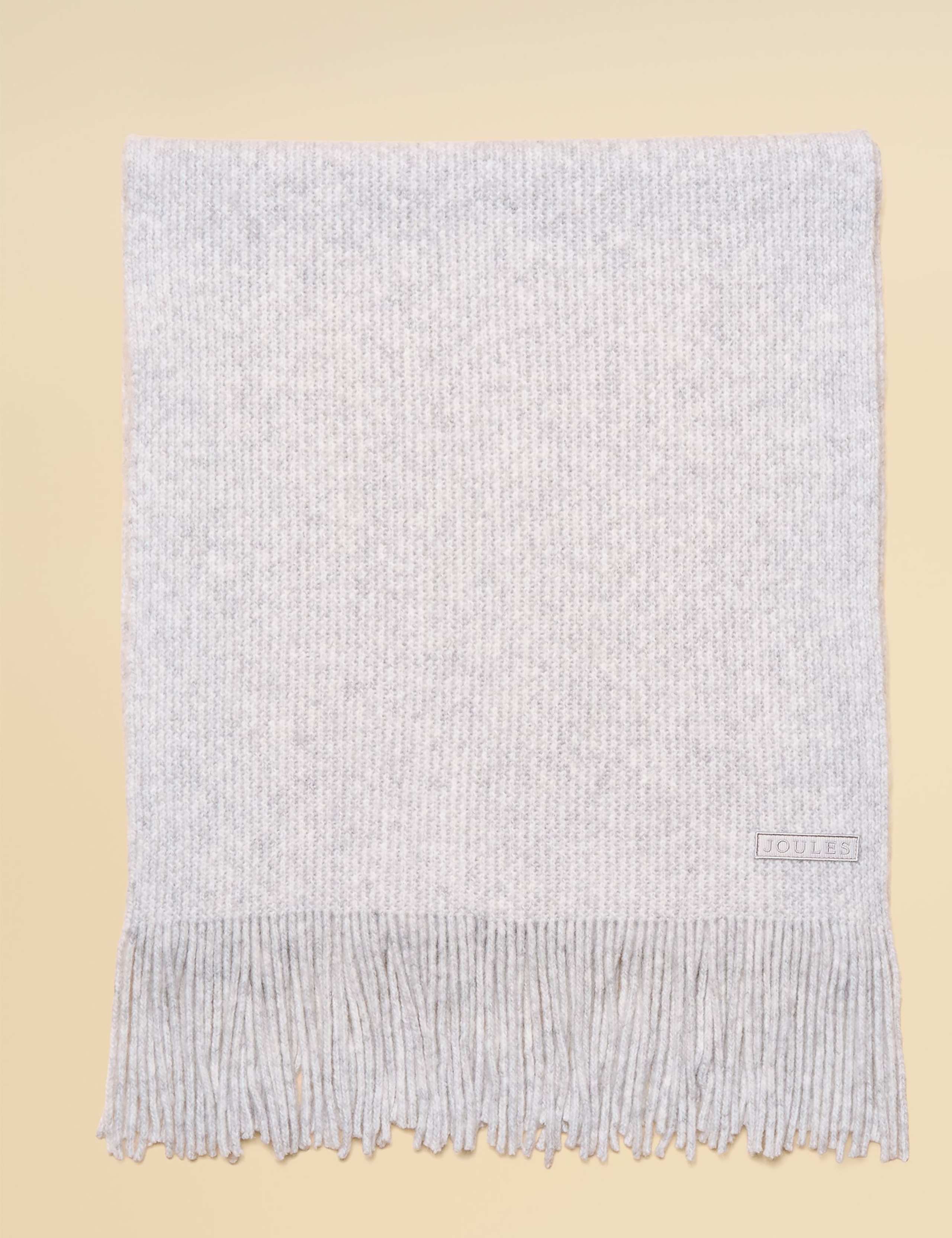 Knitted Fringed Scarf 4 of 5