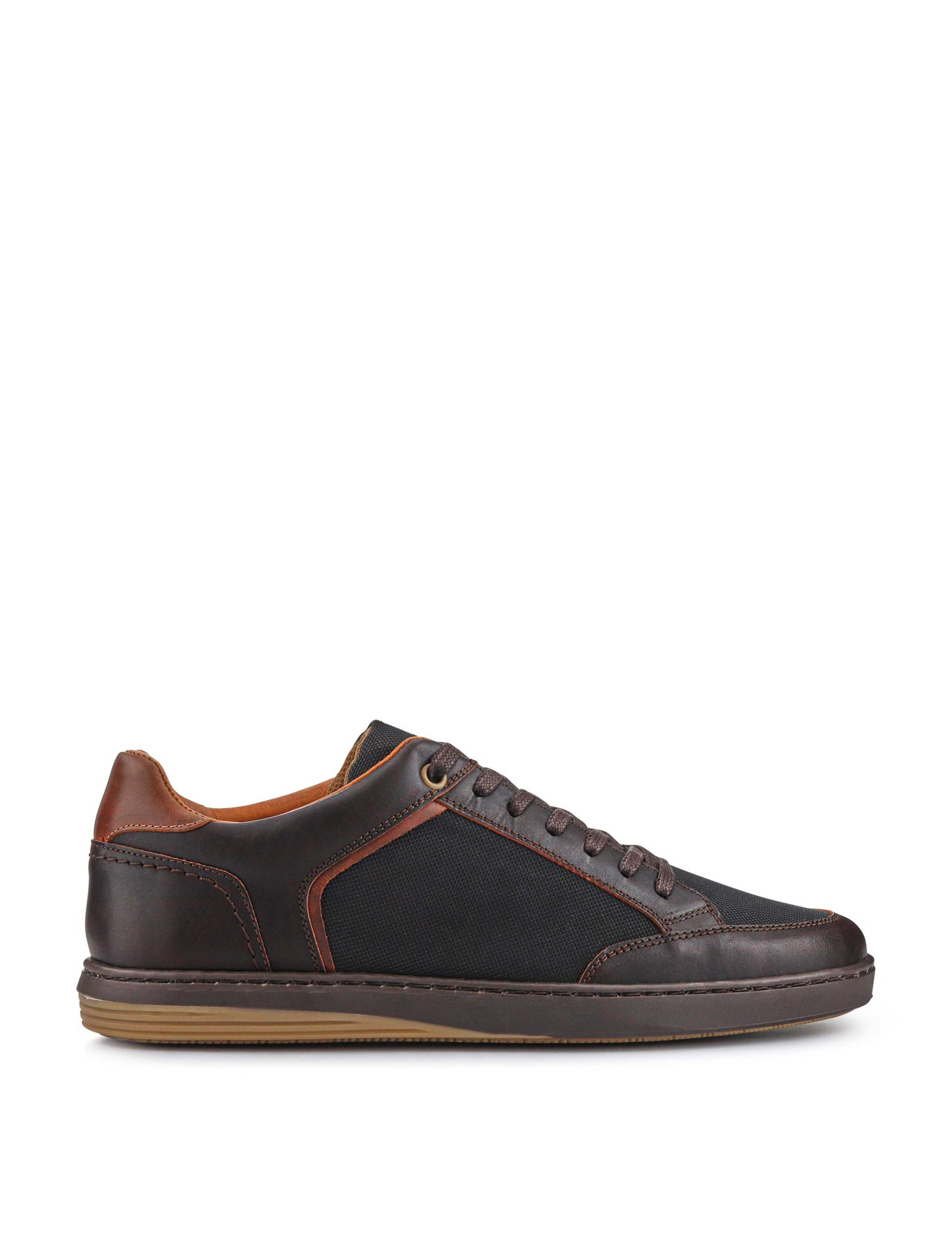Leather Lace Up Trainers 1 of 6
