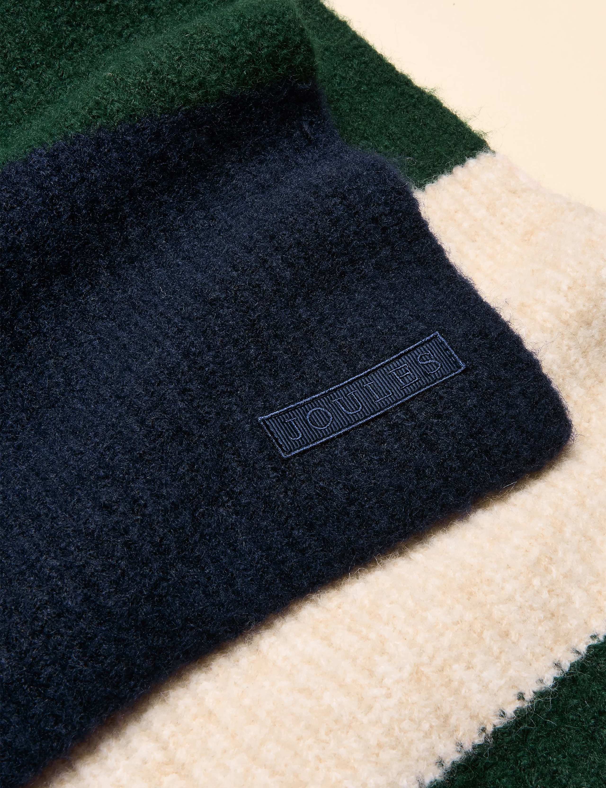 Knitted Striped Scarf 4 of 4