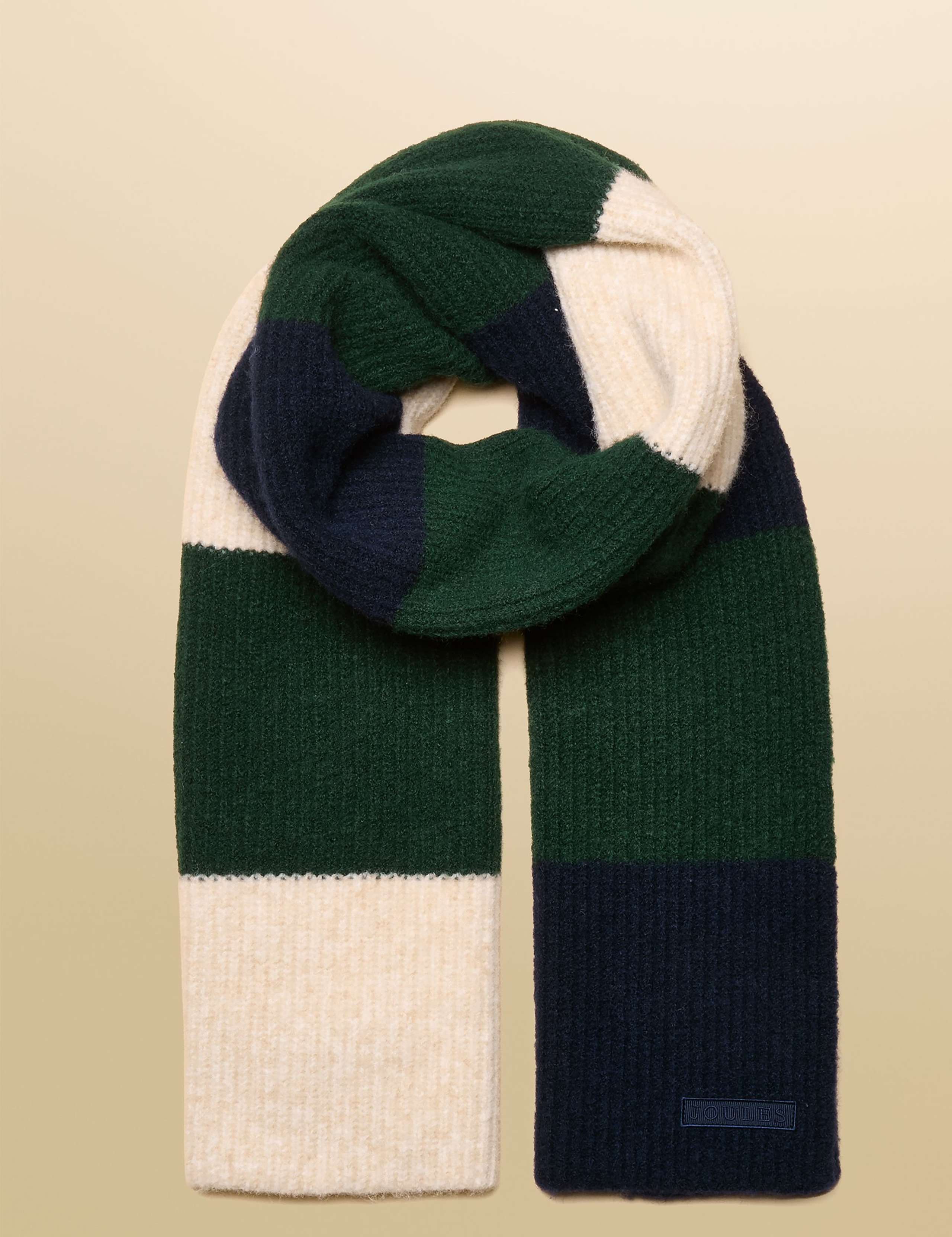 Knitted Striped Scarf 2 of 4