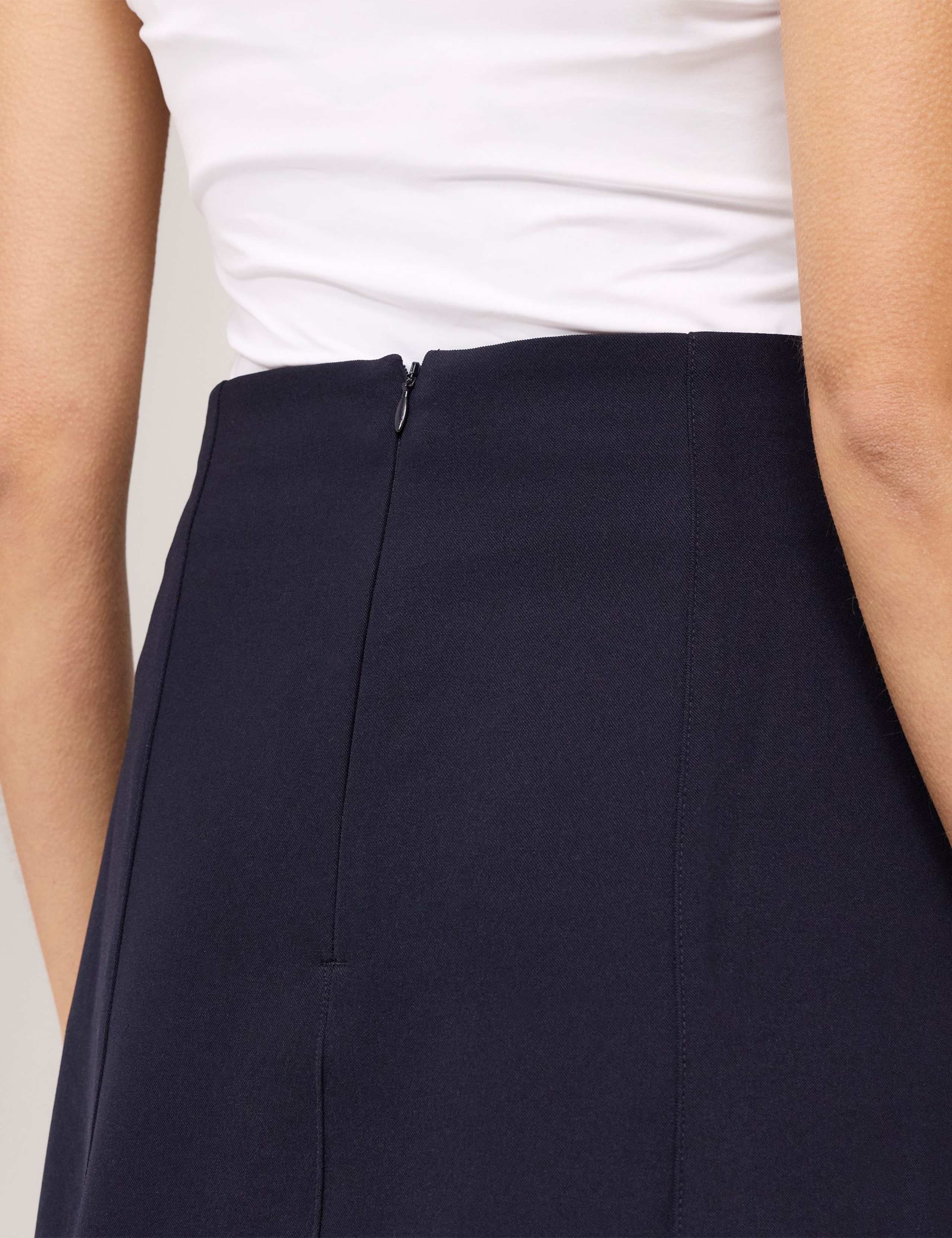 Twill Mini A-Line Skirt 6 of 6