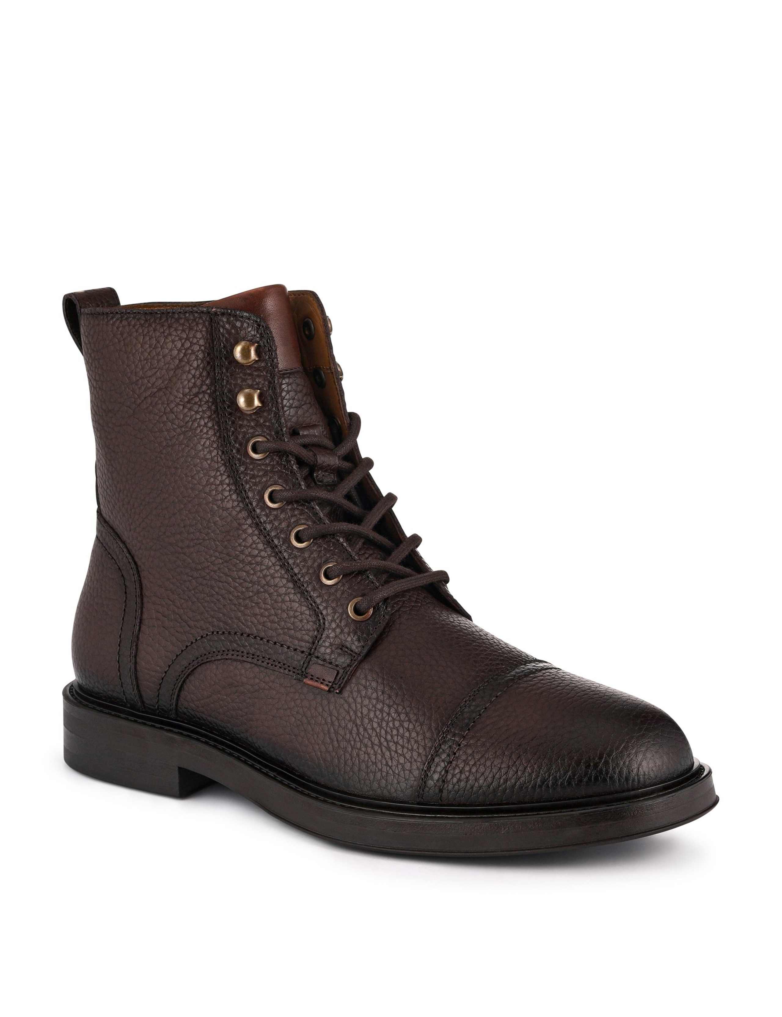 Leather Lace Up Boots 3 of 6