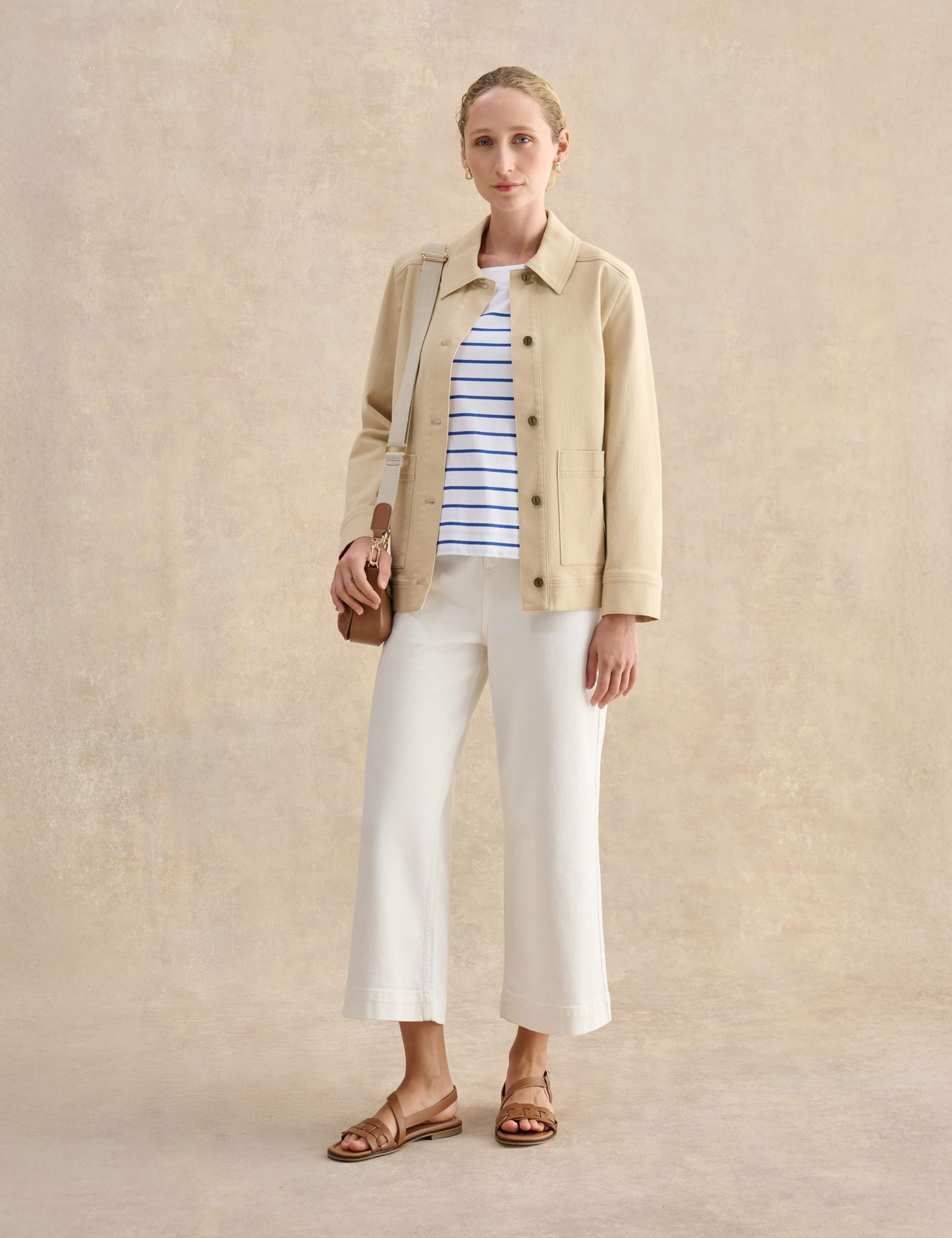 Leather Ankle Strap Flat Sandals 5 of 6