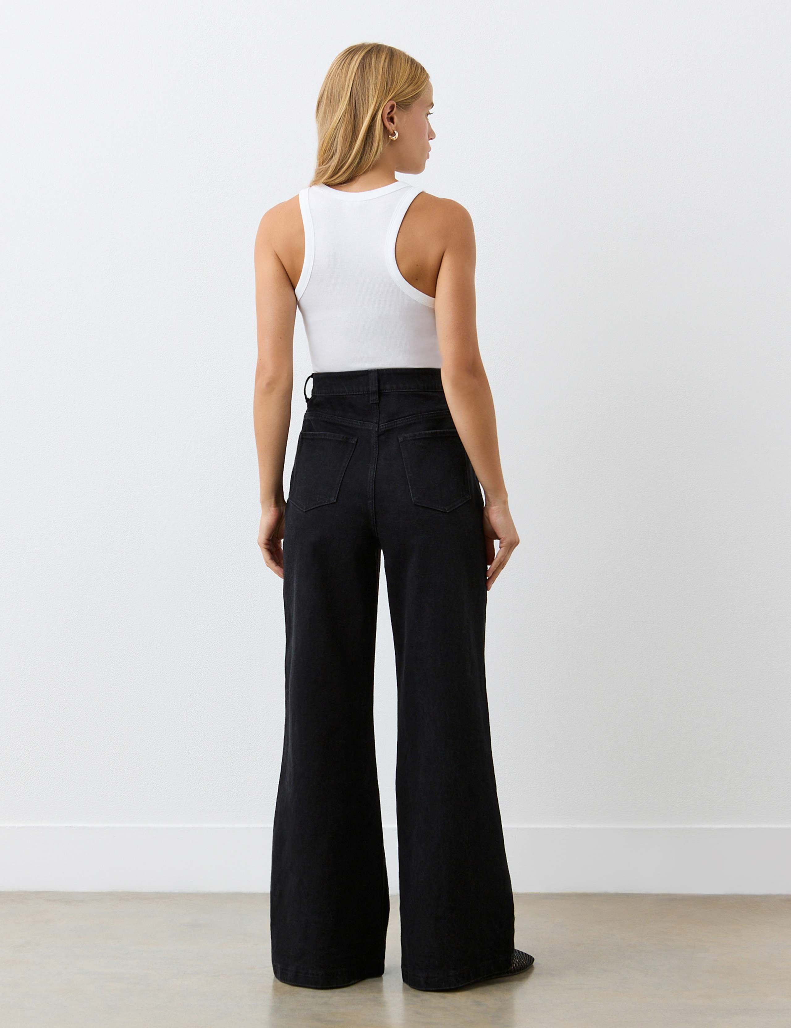 High Waisted Wide Leg Jeans 3 of 4