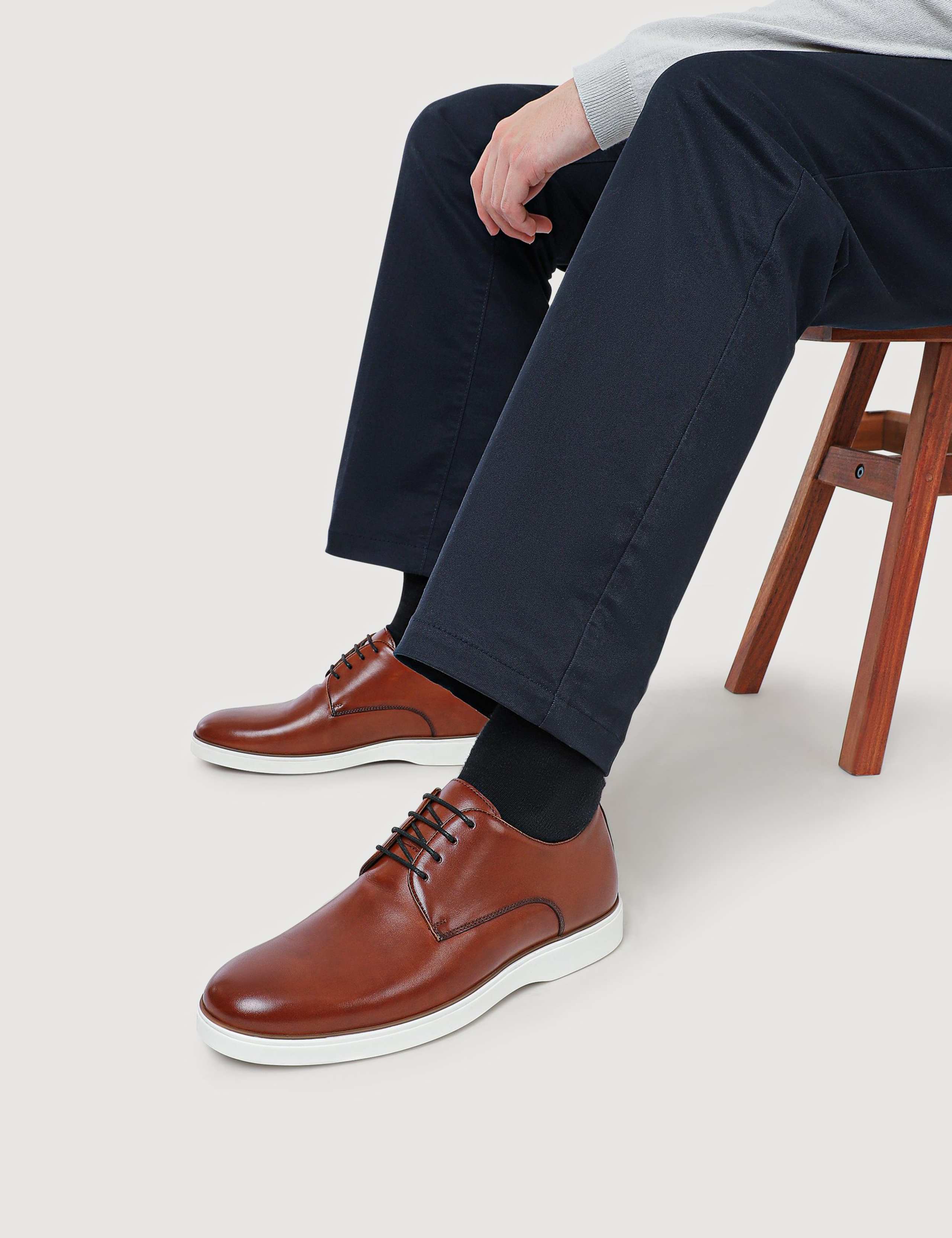Leather Derby Shoes 2 of 6