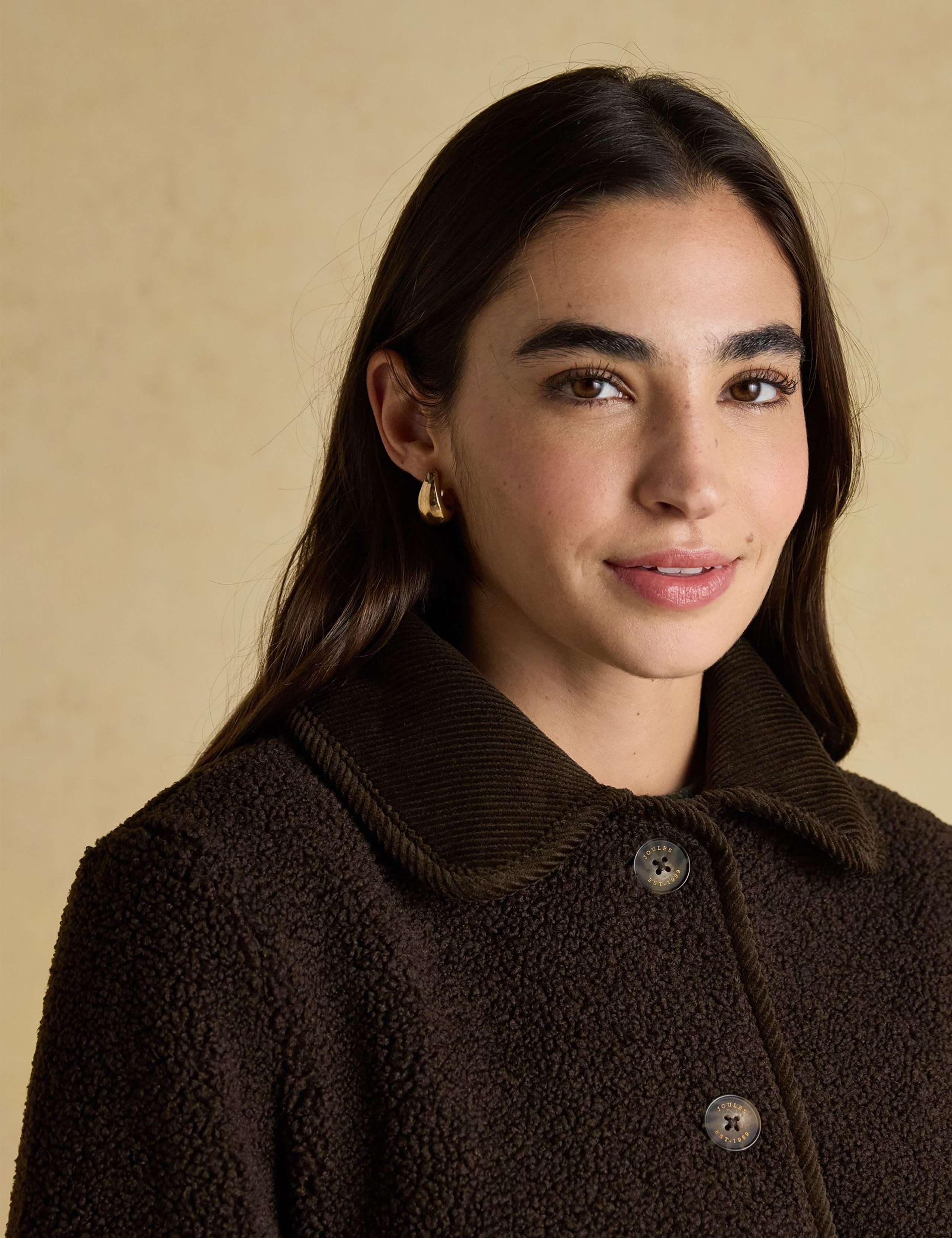 Button Through Collared Fleece Jacket 6 of 8