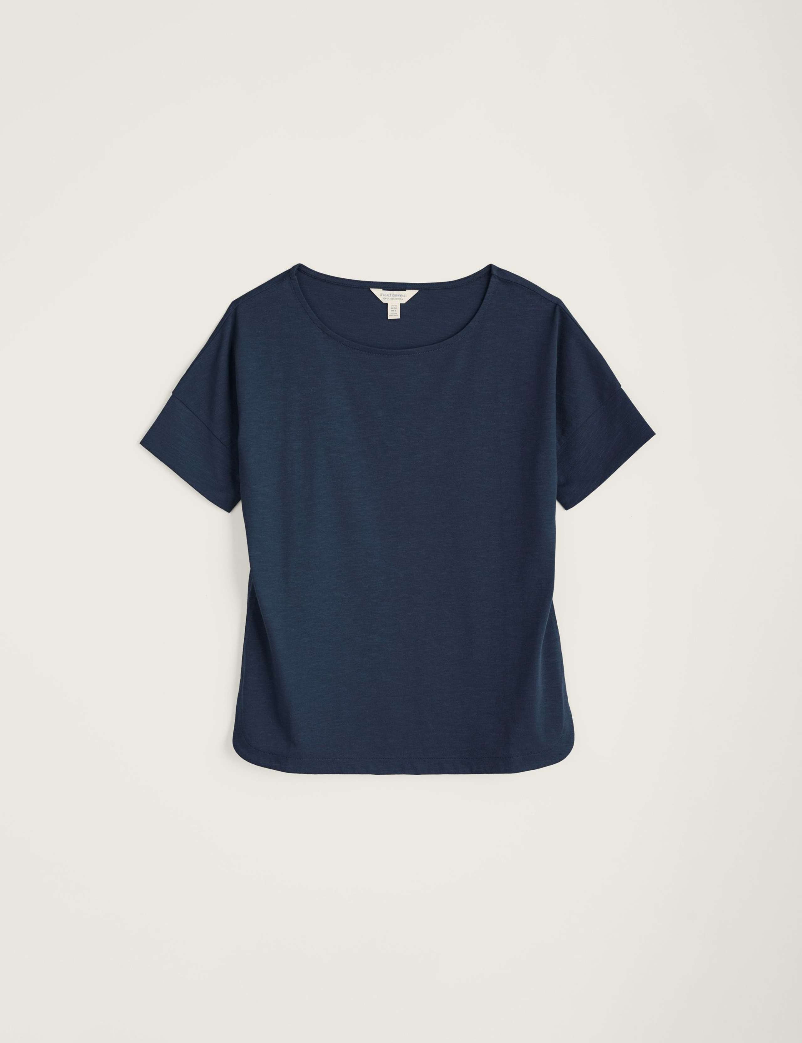 Pure Cotton Slash Neck Relaxed T-Shirt 2 of 5