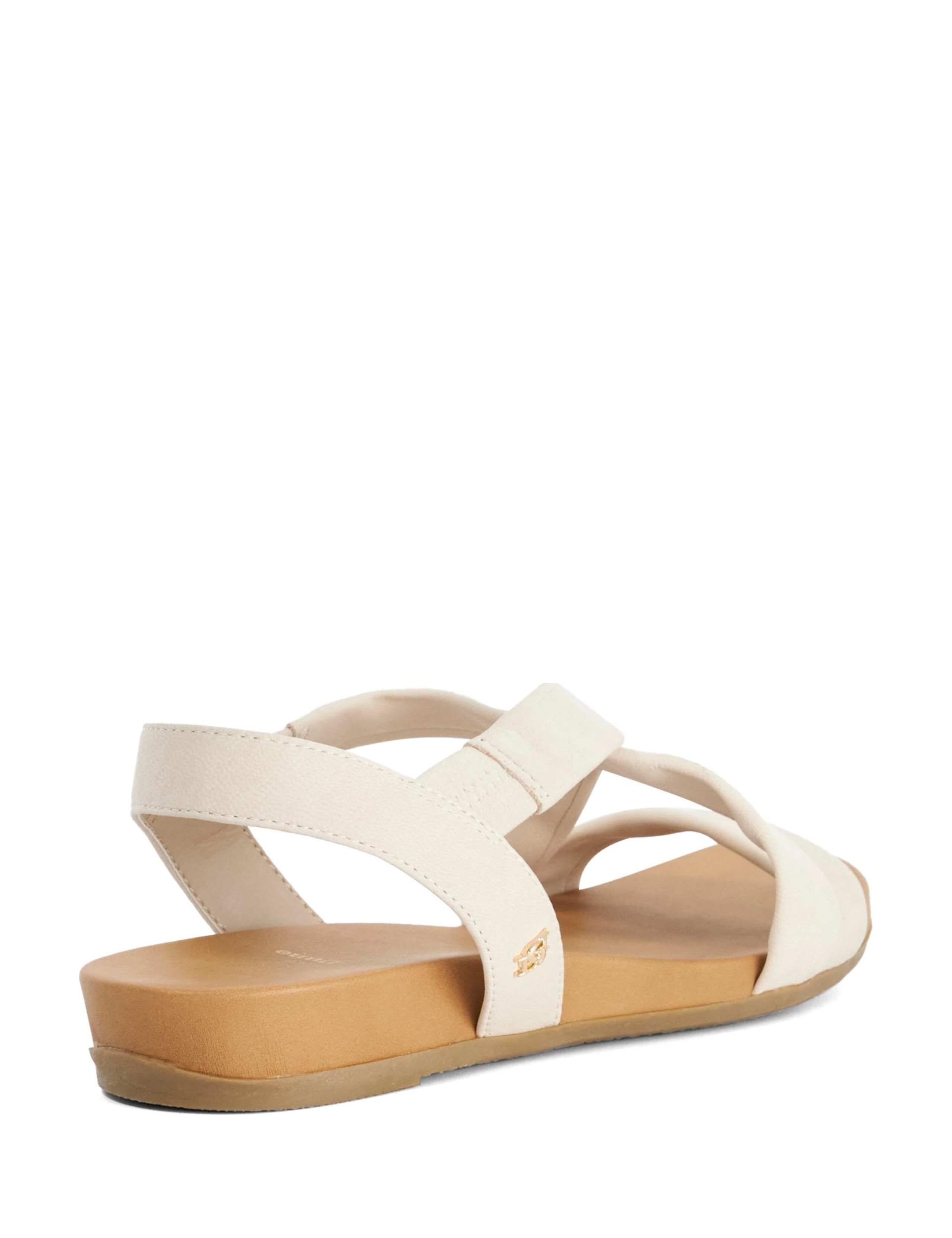 Wide Fit Suede Flat Slingback Sandals 4 of 5