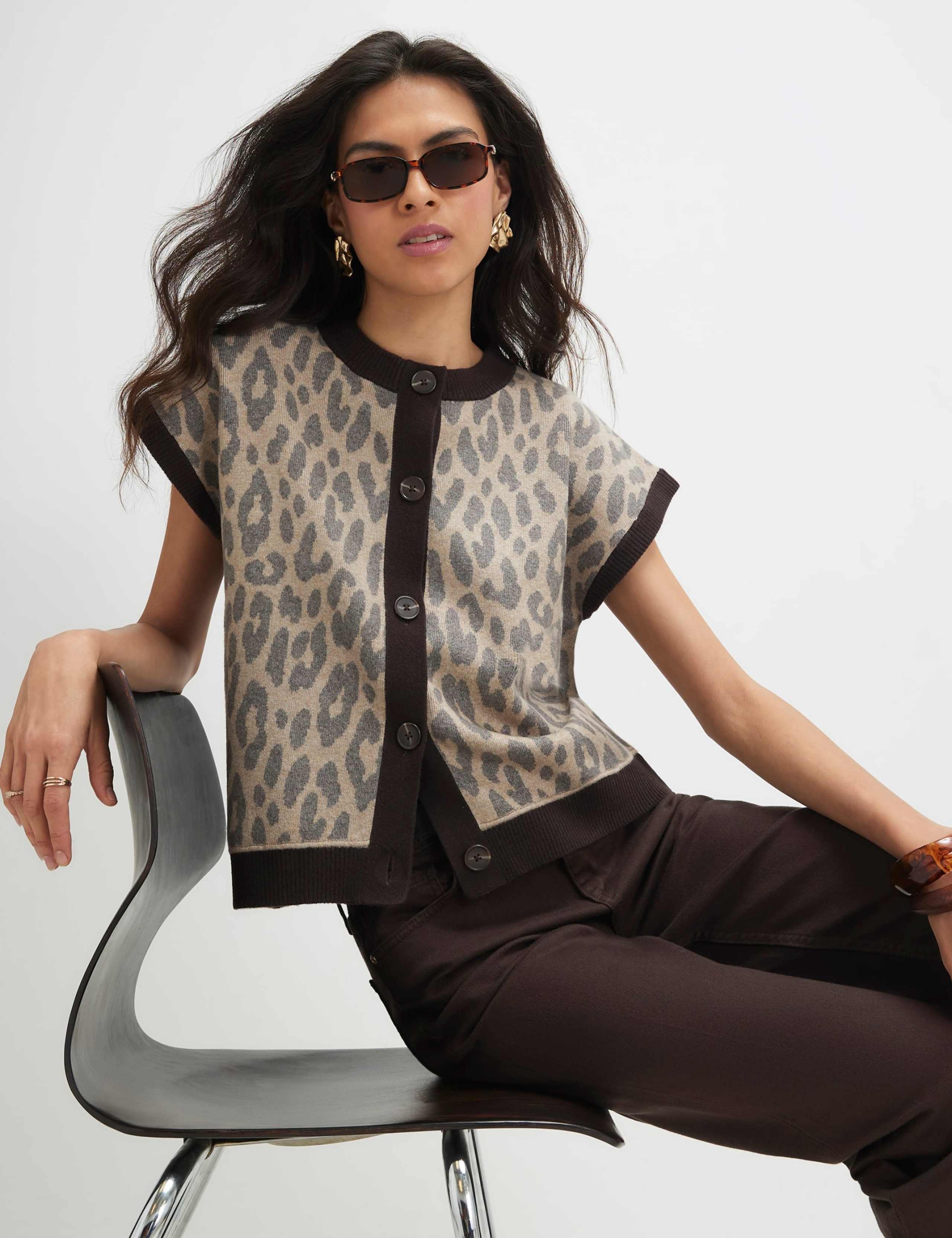Animal Print Vest 4 of 6