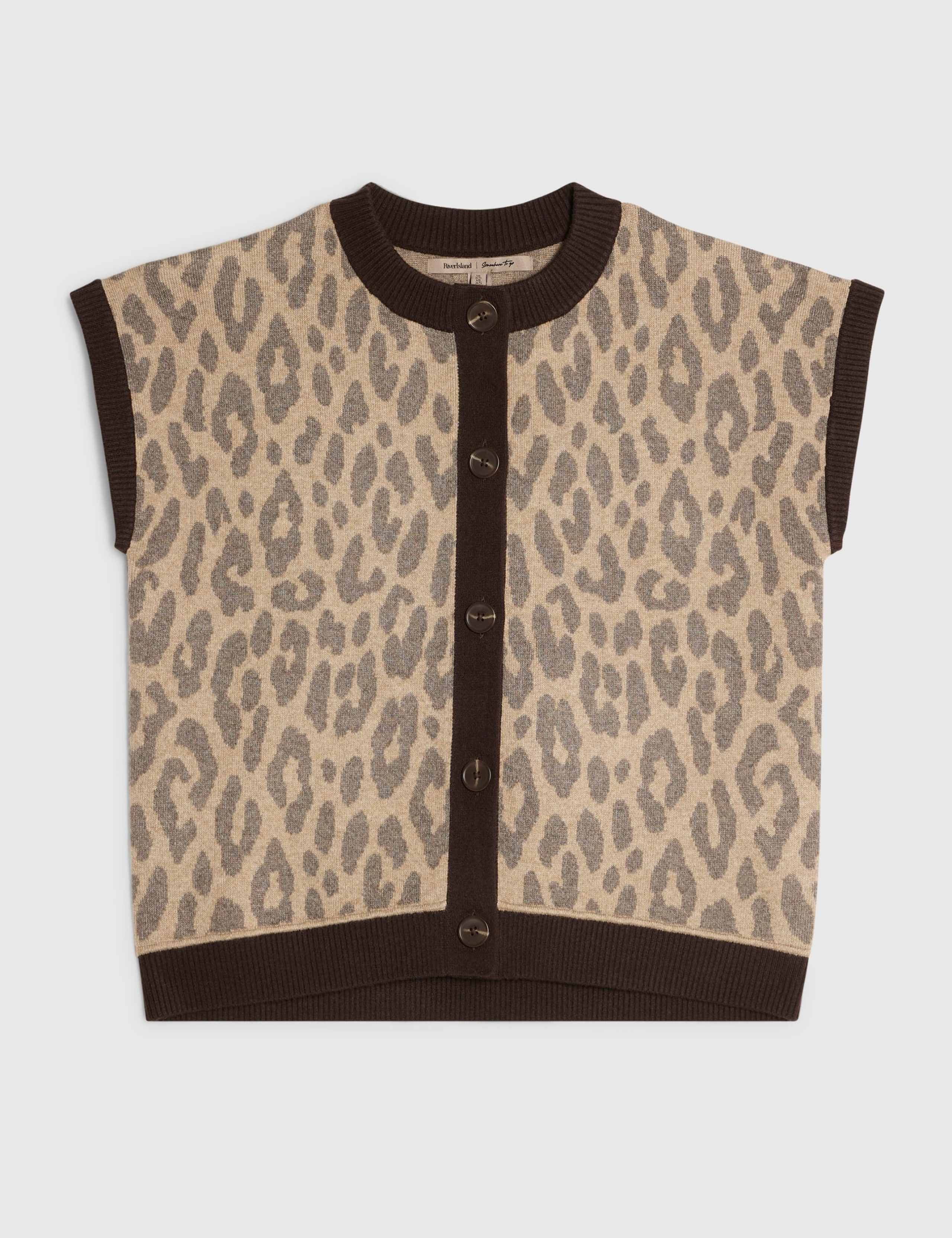 Animal Print Vest 6 of 6