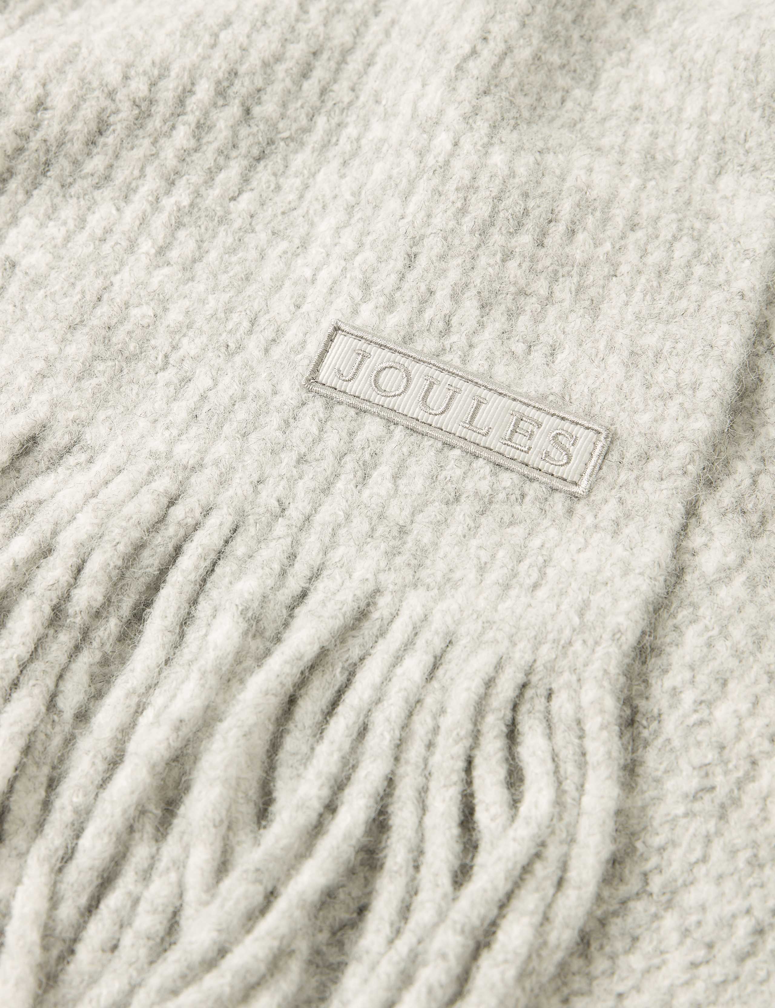 Ribbed Knit Tassel Scarf 4 of 4