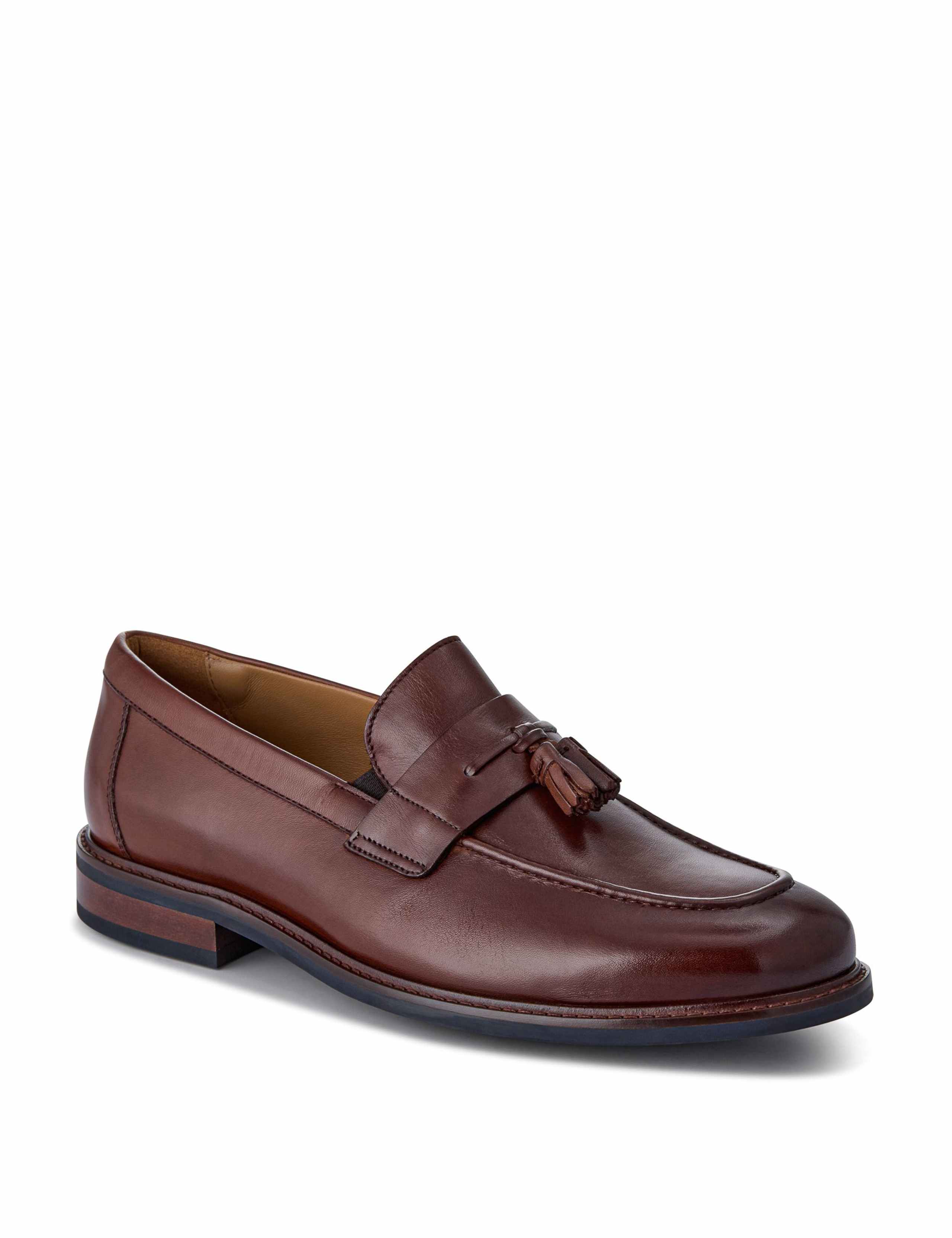 Wide Fit Leather Slip-On Loafers 3 of 6