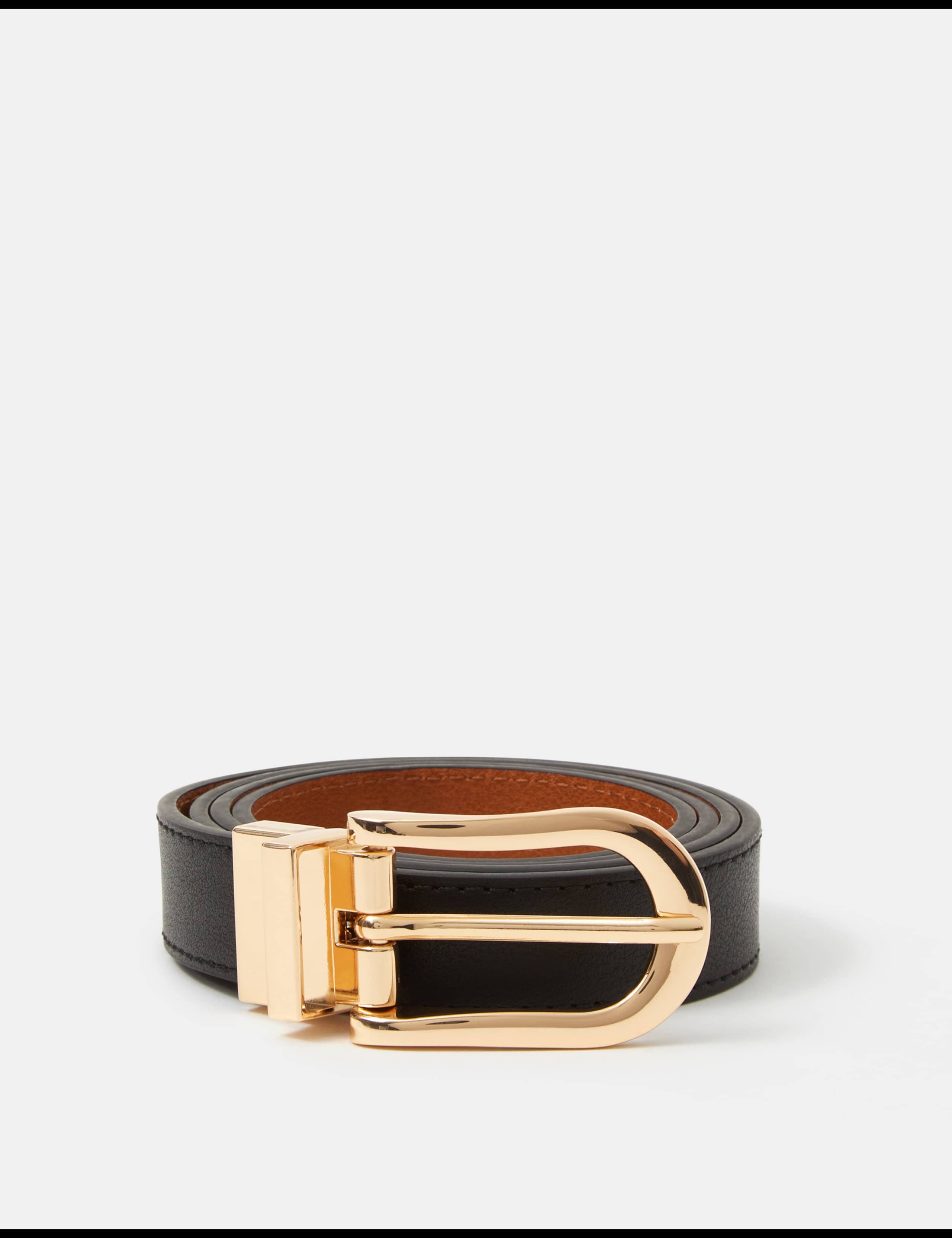 Faux Leather Reversible Belt 2 of 4