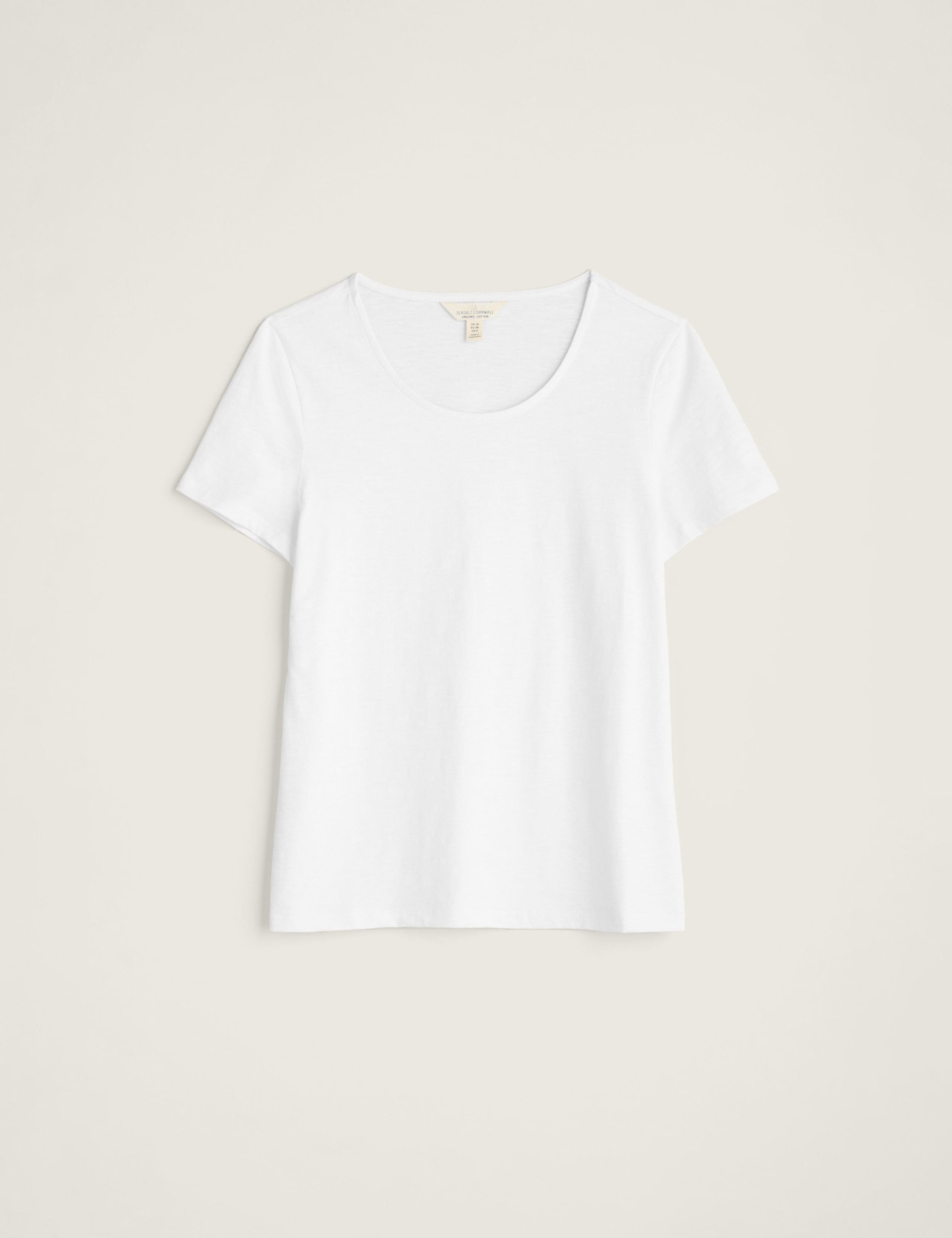 Pure Cotton Scoop Neck T-Shirt 2 of 5