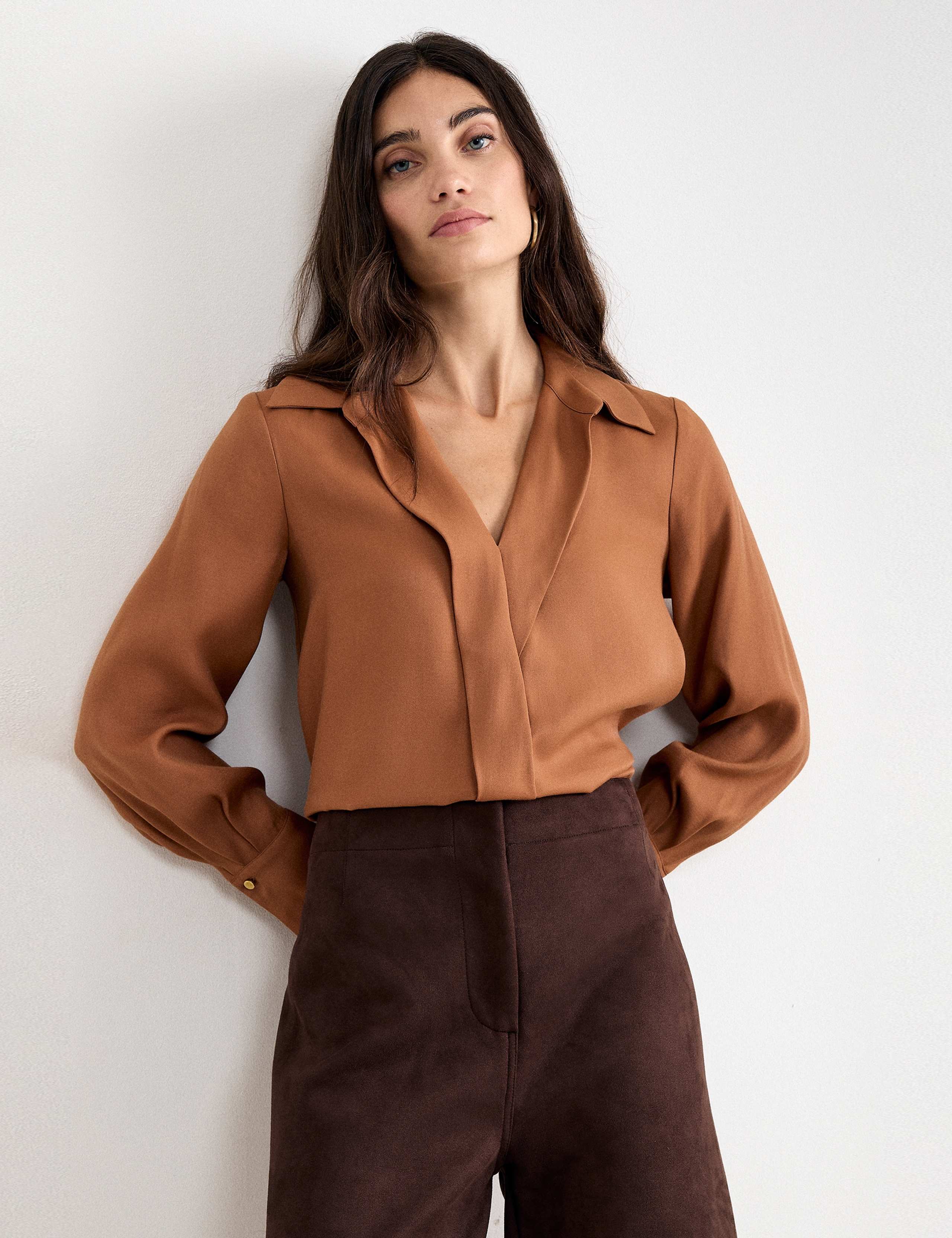 Collared Wrap Shirt 1 of 7