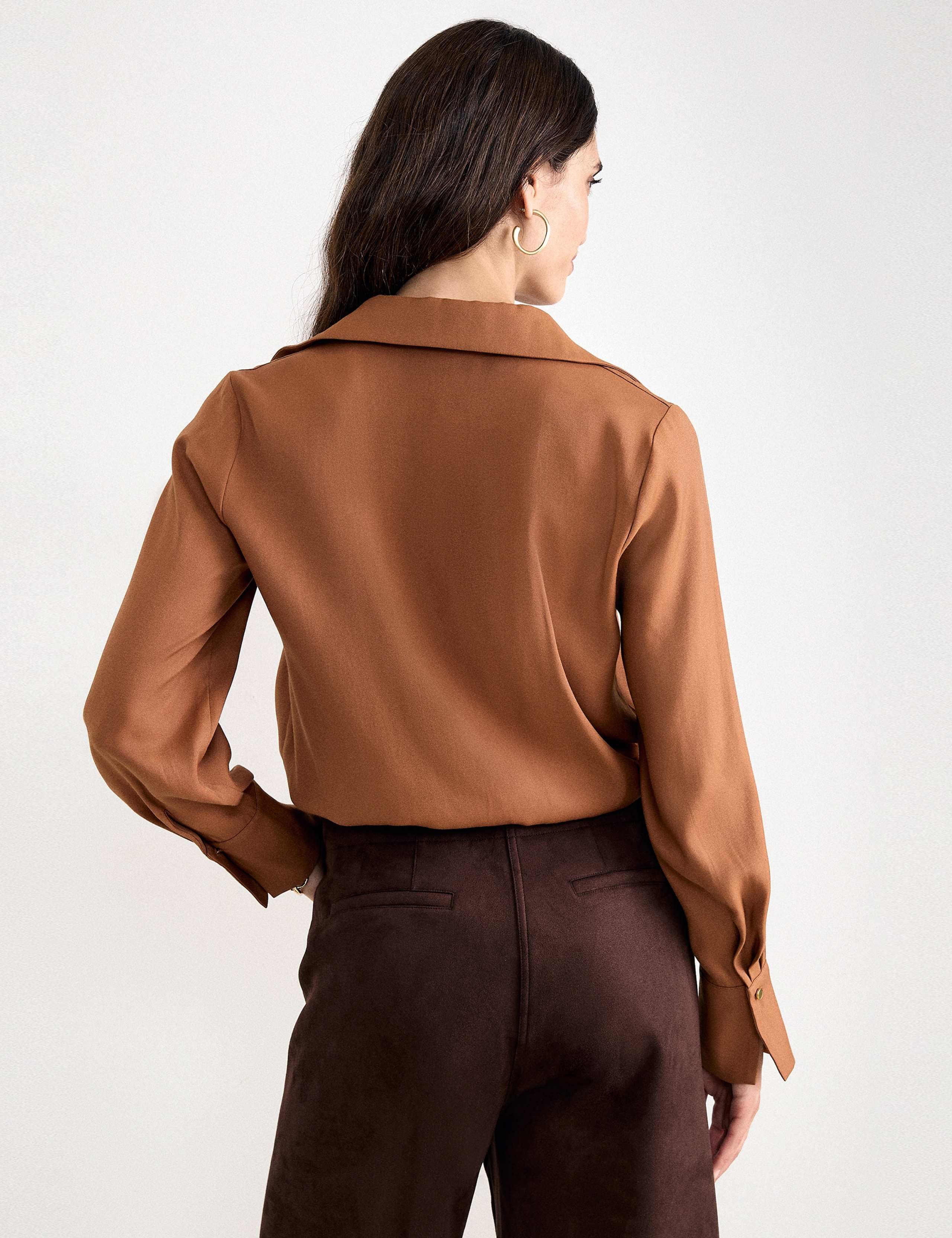 Collared Wrap Shirt 6 of 7