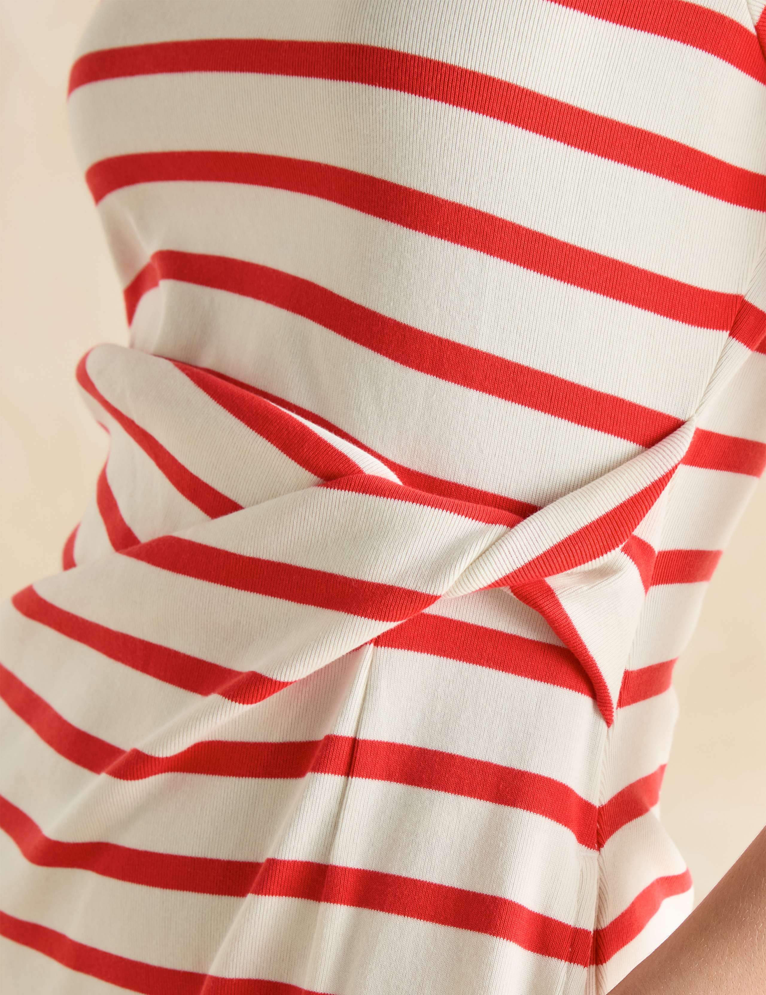 Jersey Striped Midaxi T-Shirt Dress 6 of 6