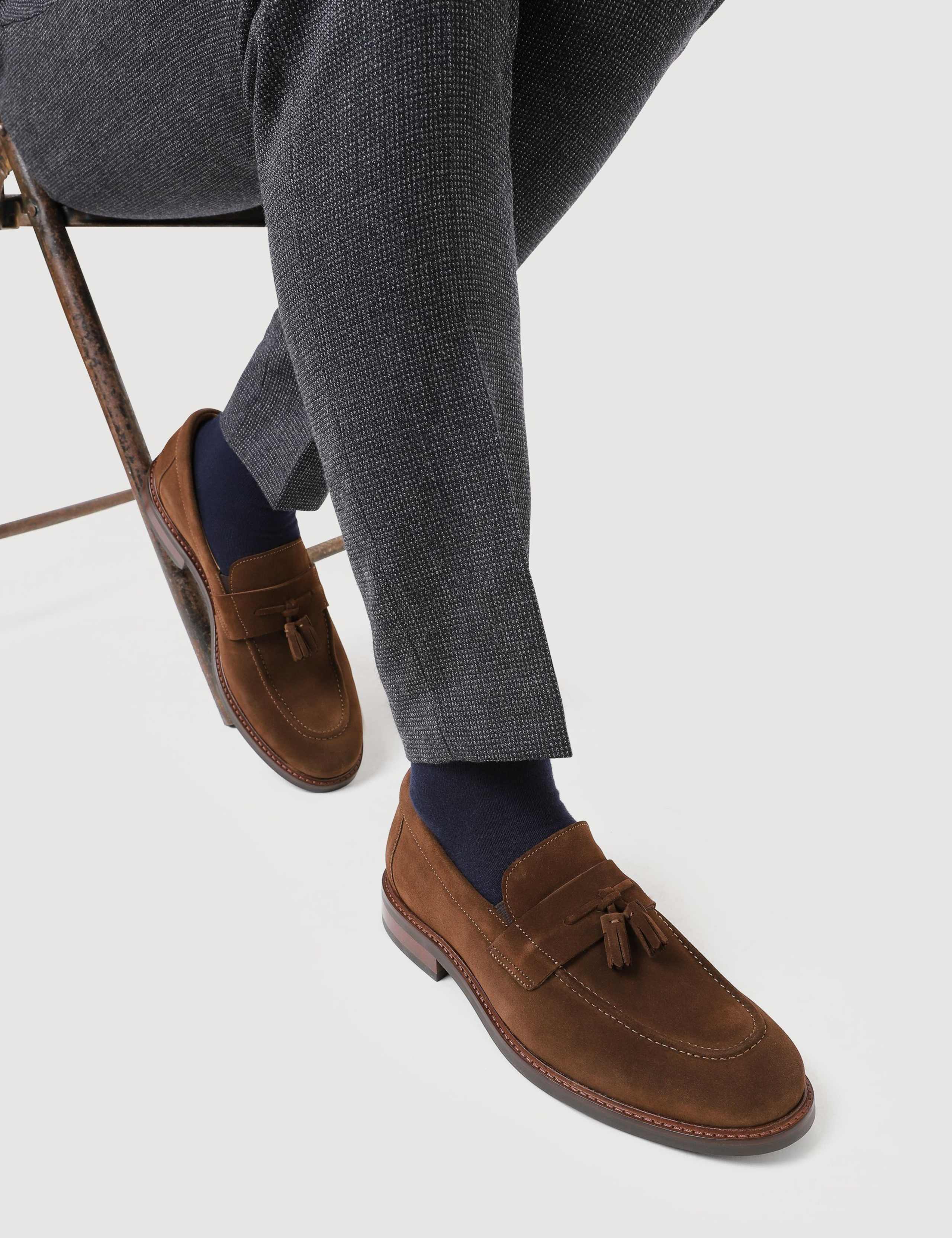 Wide Fit Suede Slip-On Loafers 7 of 7