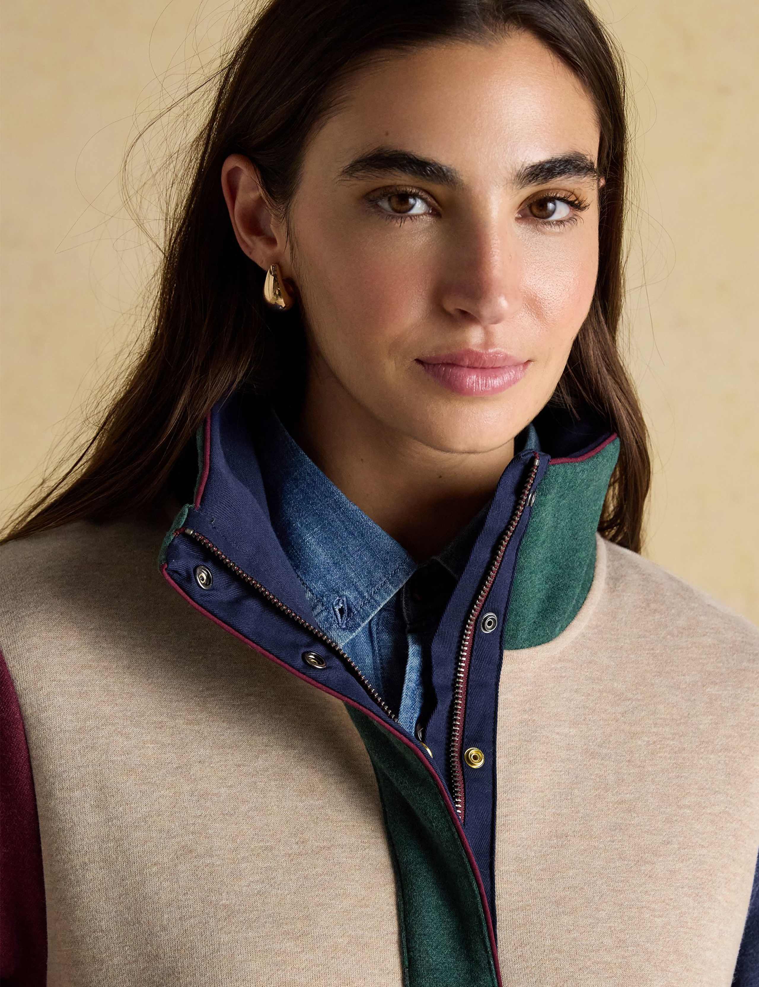 Pure Cotton Zip Sweatshirt 5 of 8