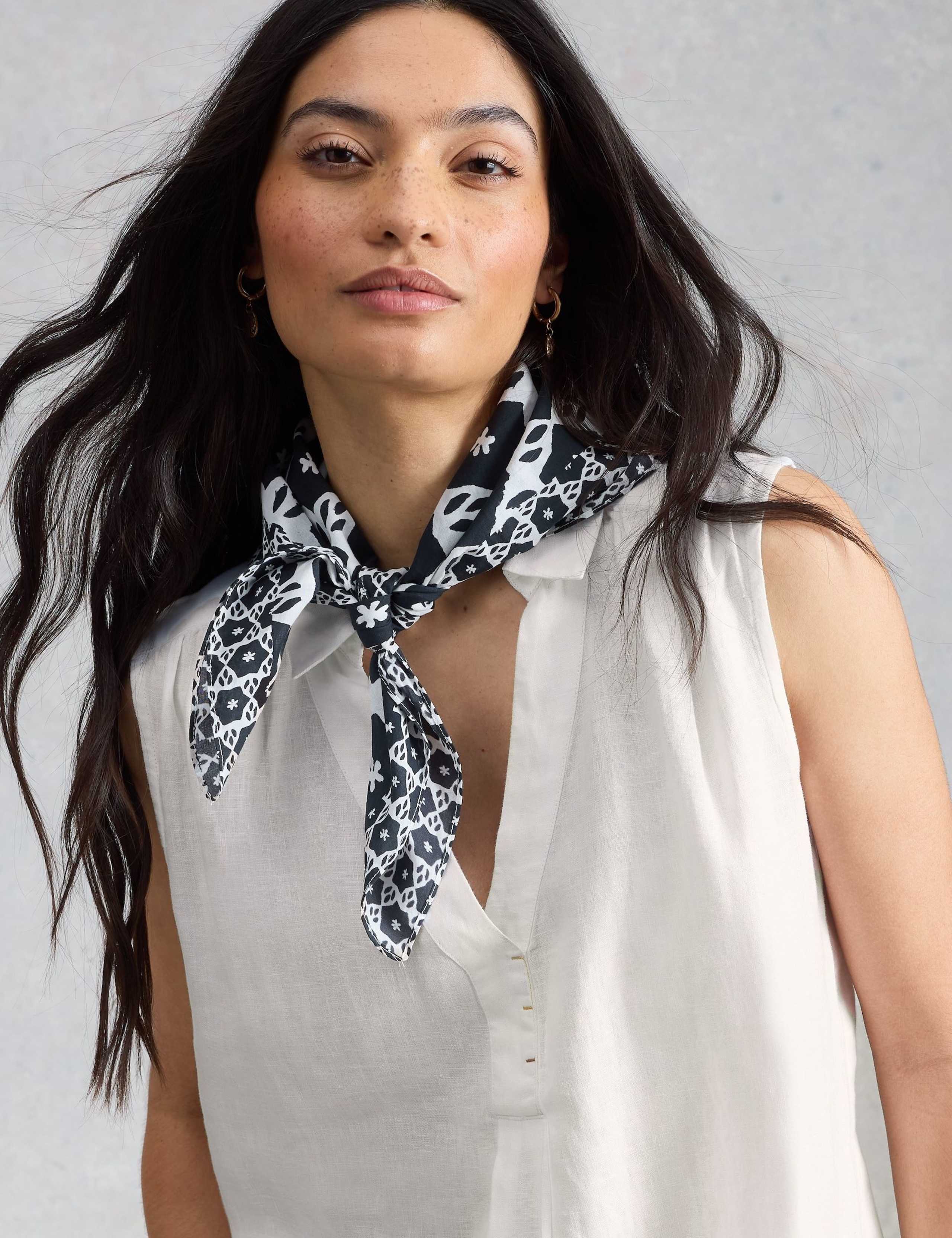 Pure Linen Collared Sleeveless Tunic 5 of 5