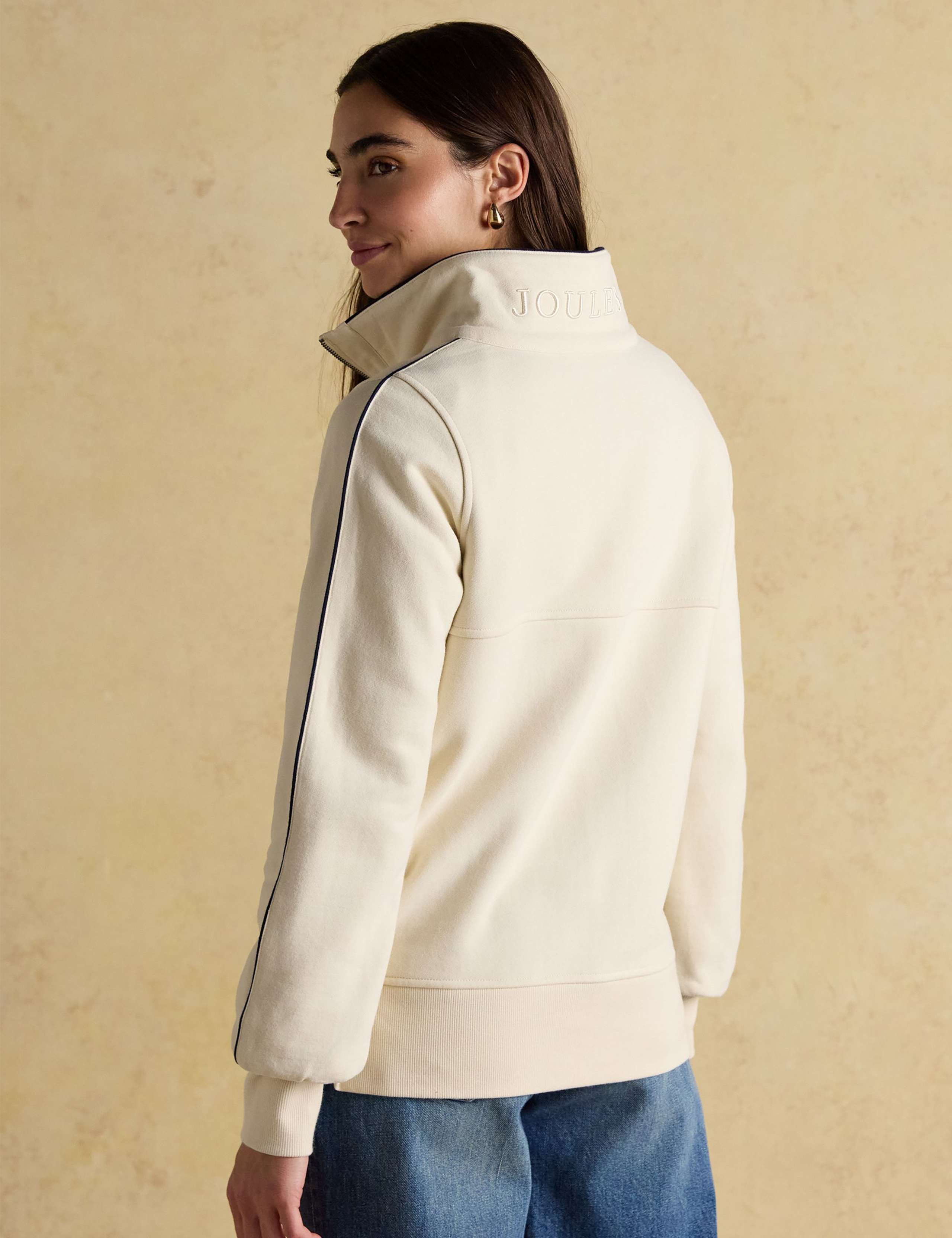 Pure Cotton Half Zip Sweatshirt 4 of 7