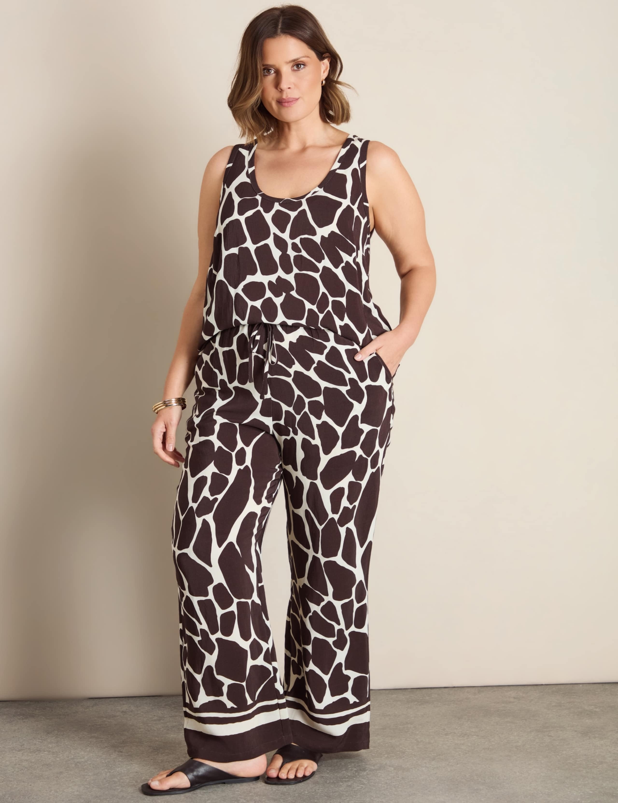 Animal Print Scoop Neck Vest Top 2 of 5