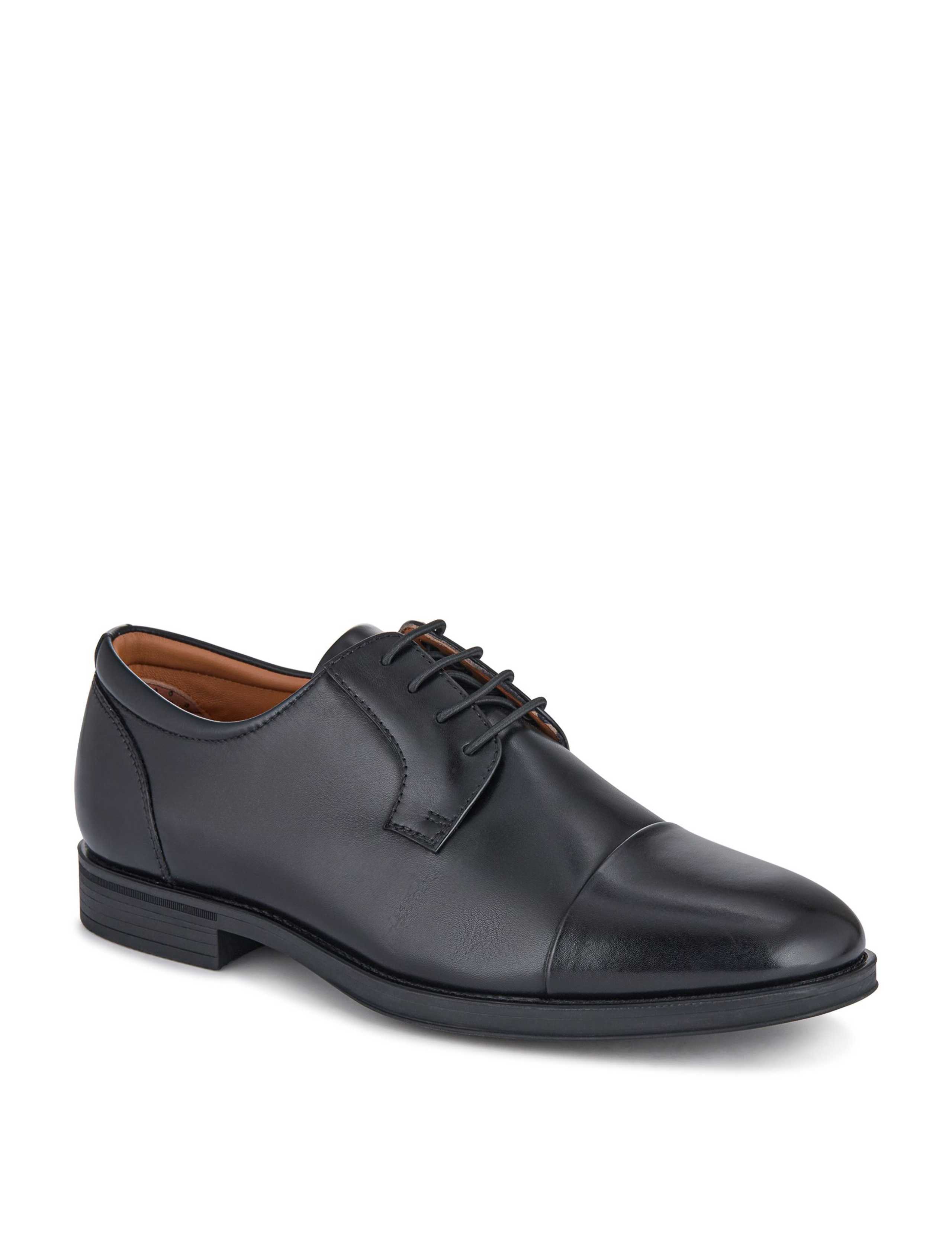 Wide Fit Leather Derby Shoes 3 of 6