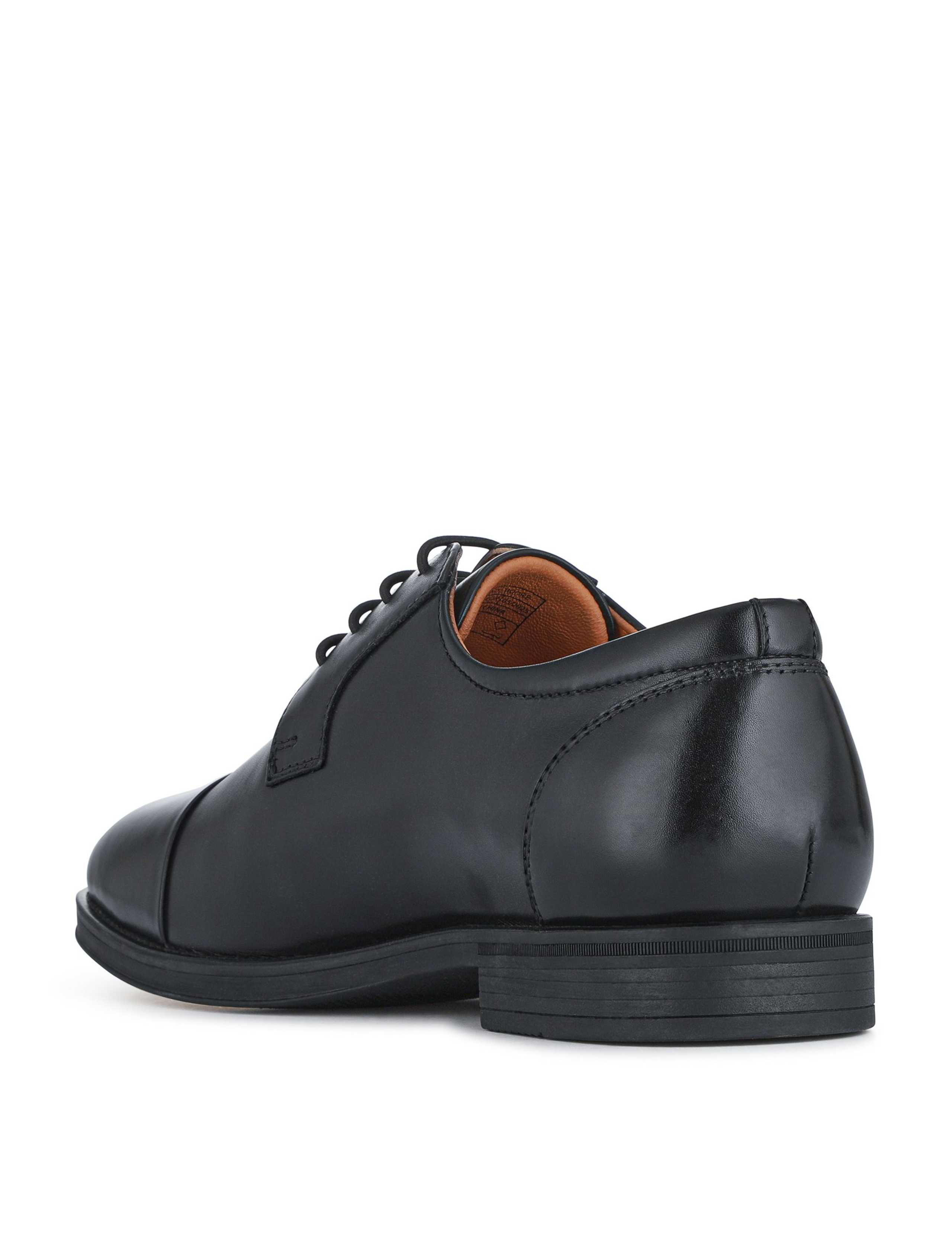 Wide Fit Leather Derby Shoes 4 of 6