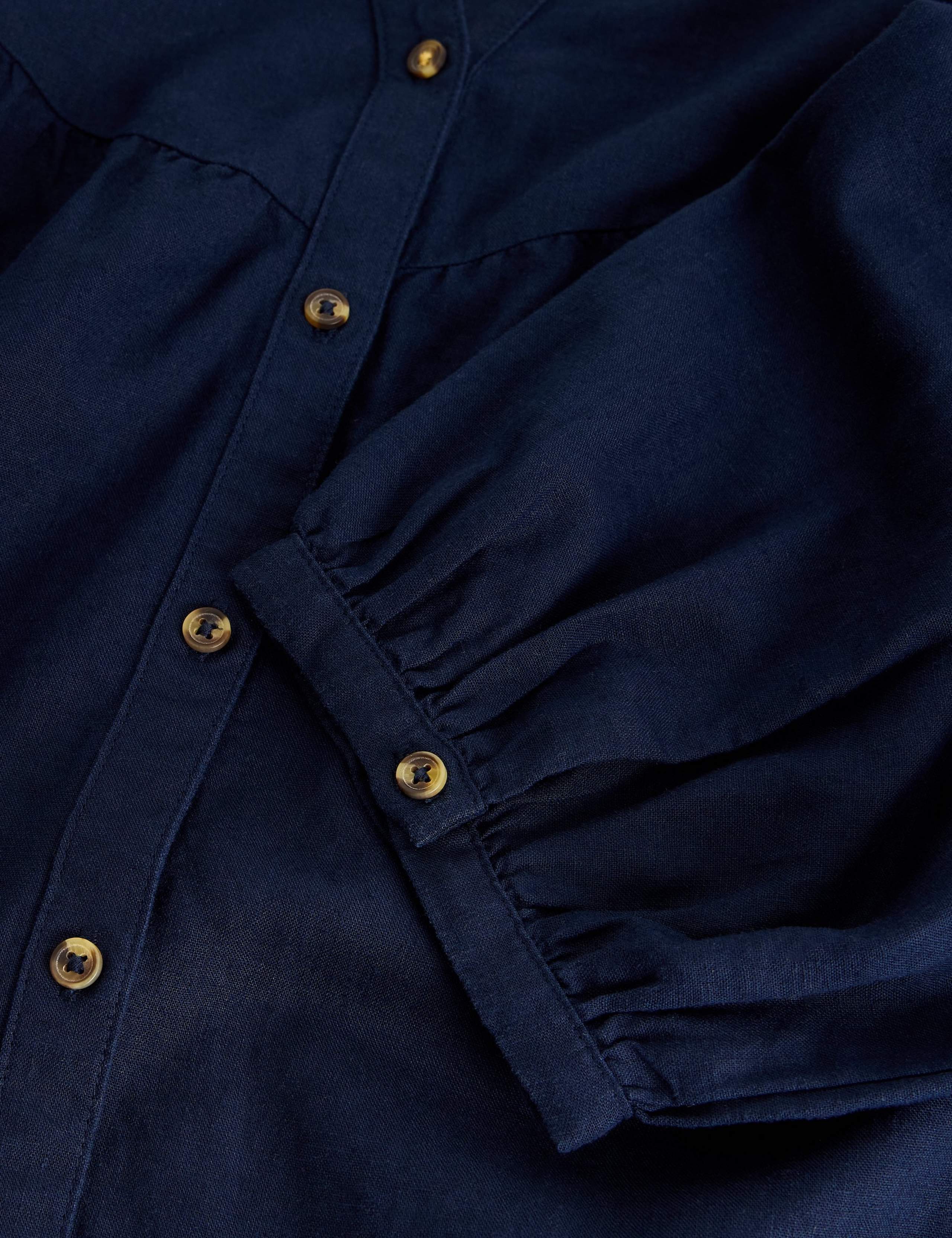 Linen Rich Notch Neck Tunic 6 of 6