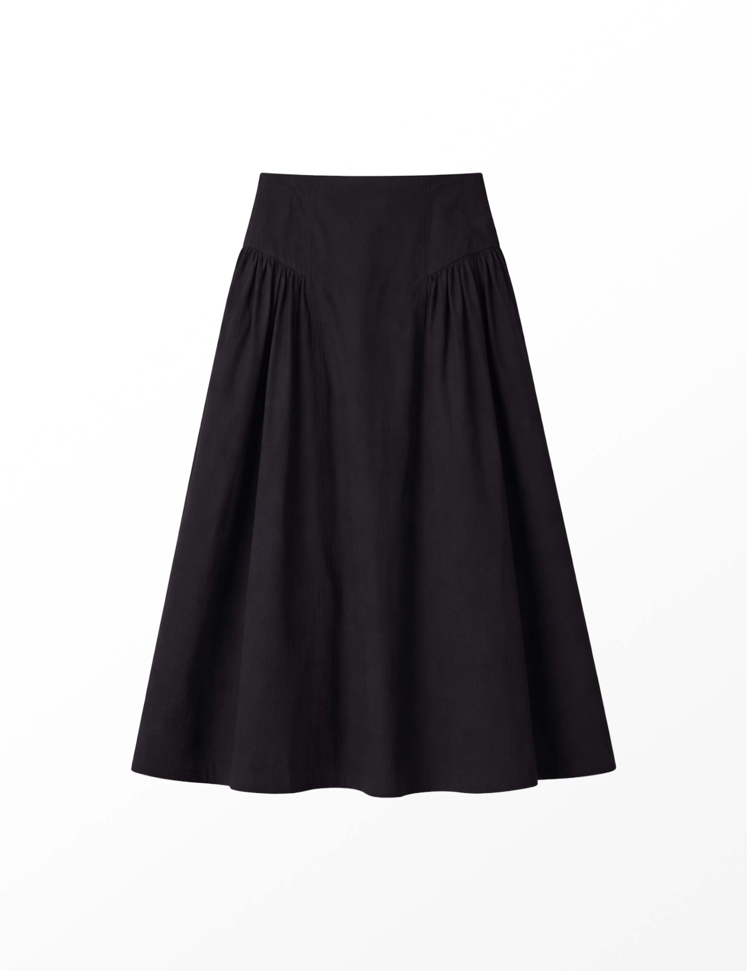 Pure Cotton Midi A-Line Skirt 2 of 5