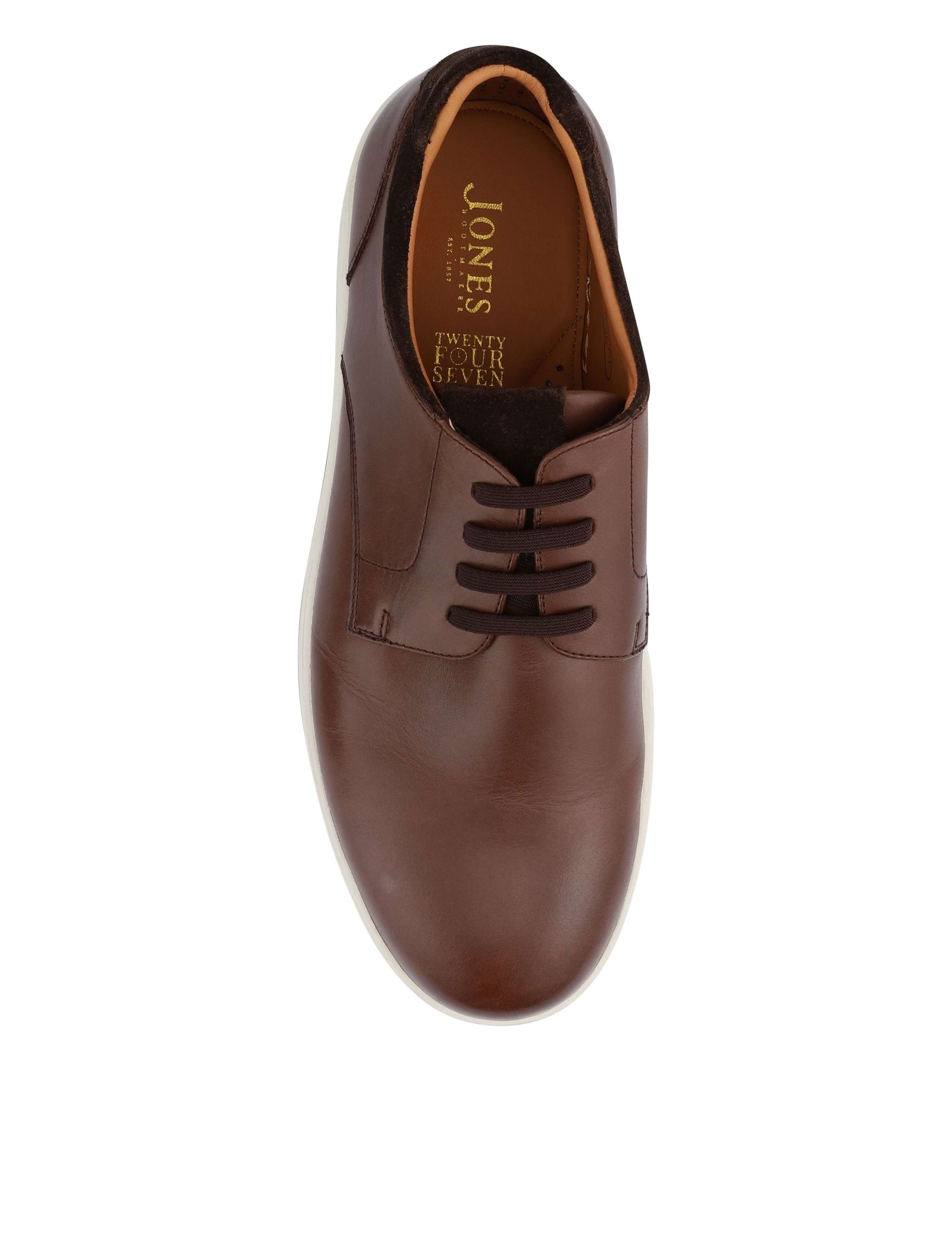 Wide Fit Leather Trainers 4 of 7