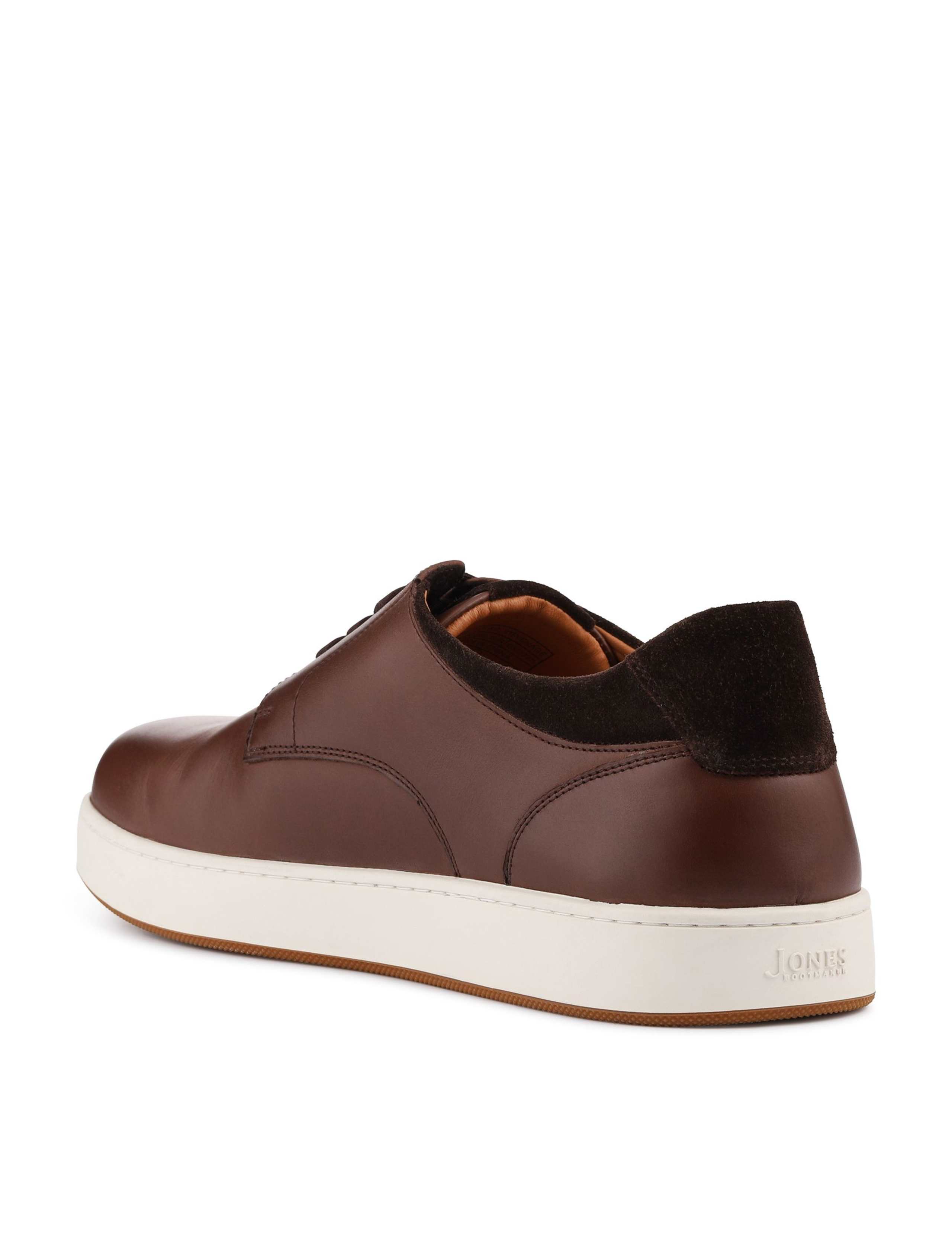 Wide Fit Leather Trainers 6 of 7