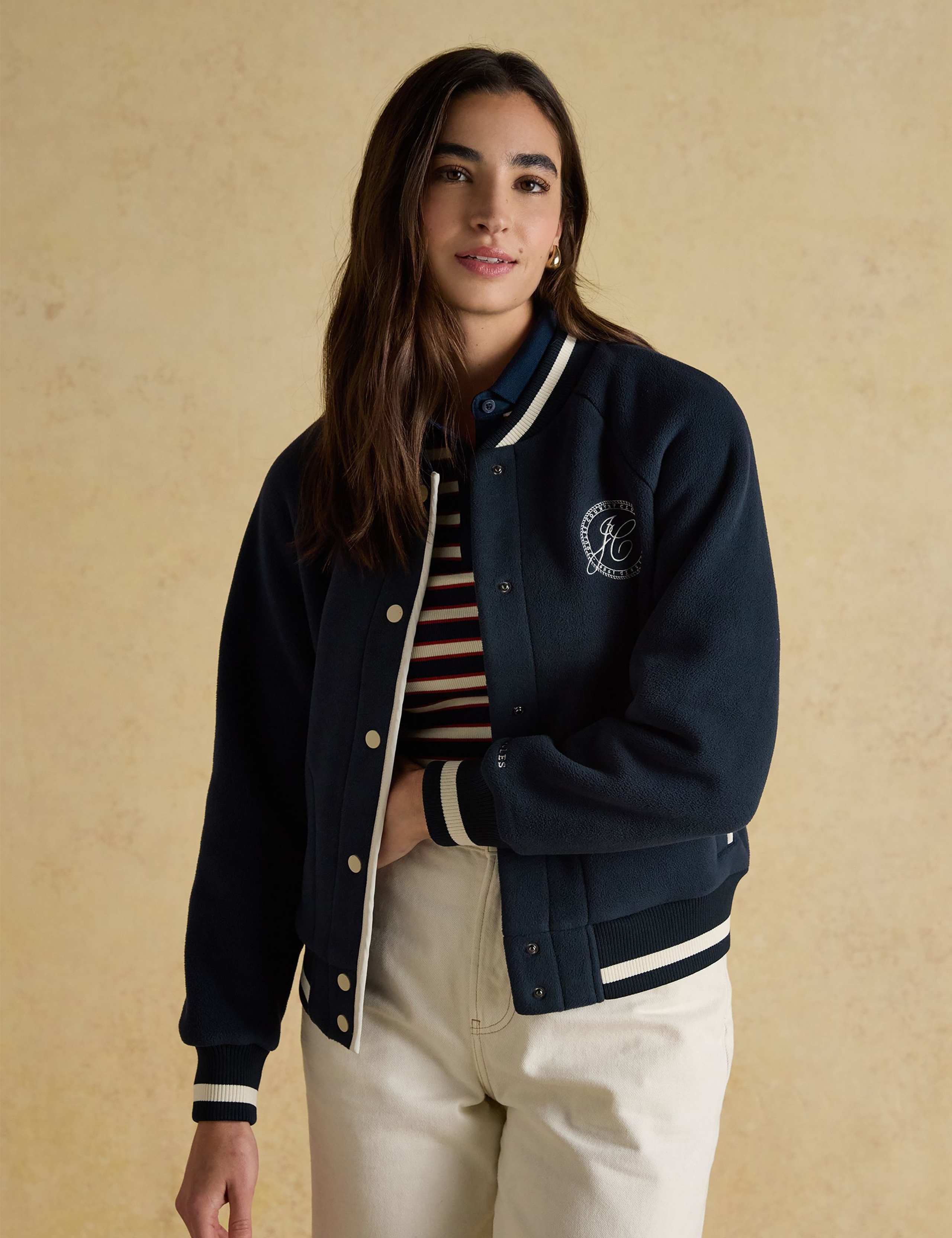 Fleece Varsity Jacket 3 of 9