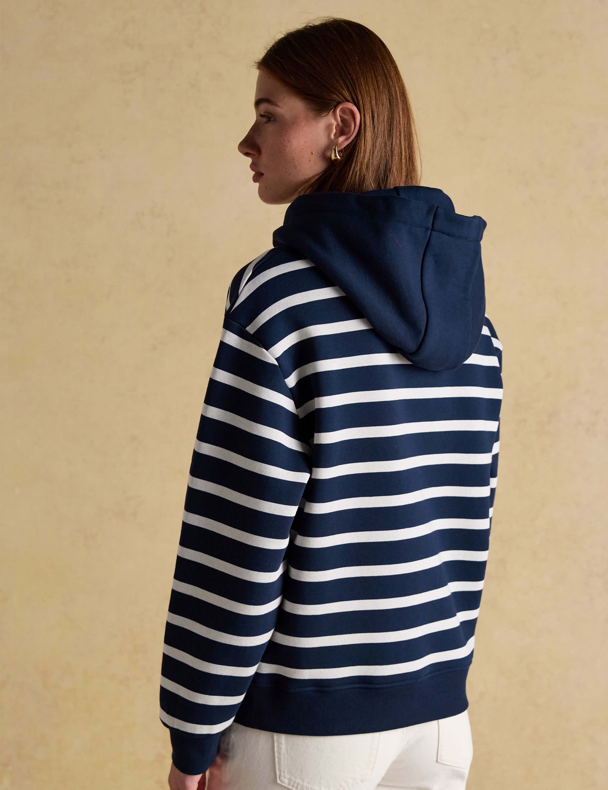 Cotton Rich Striped Hoodie 4 of 7