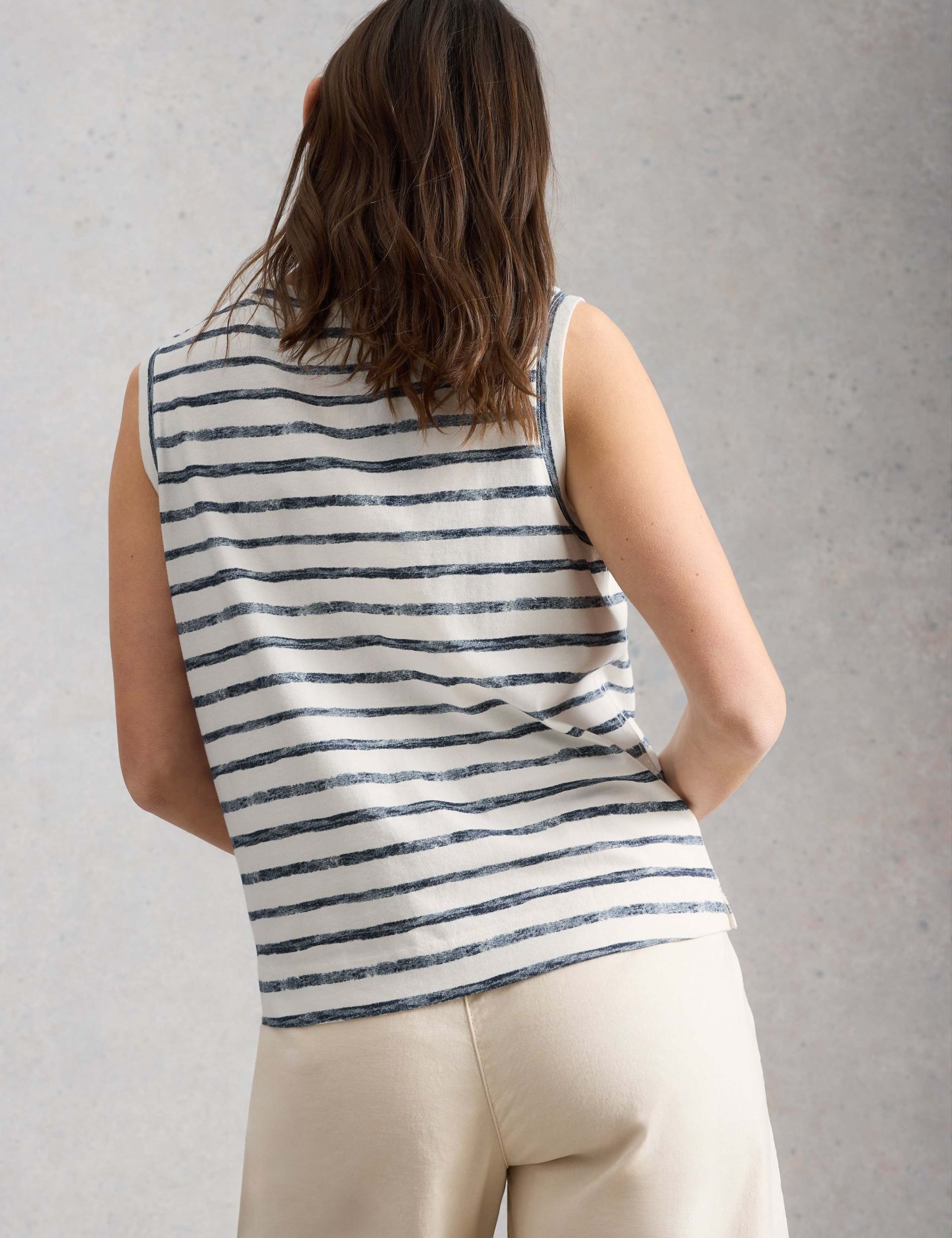 Pure Cotton Button Detail Vest 3 of 6