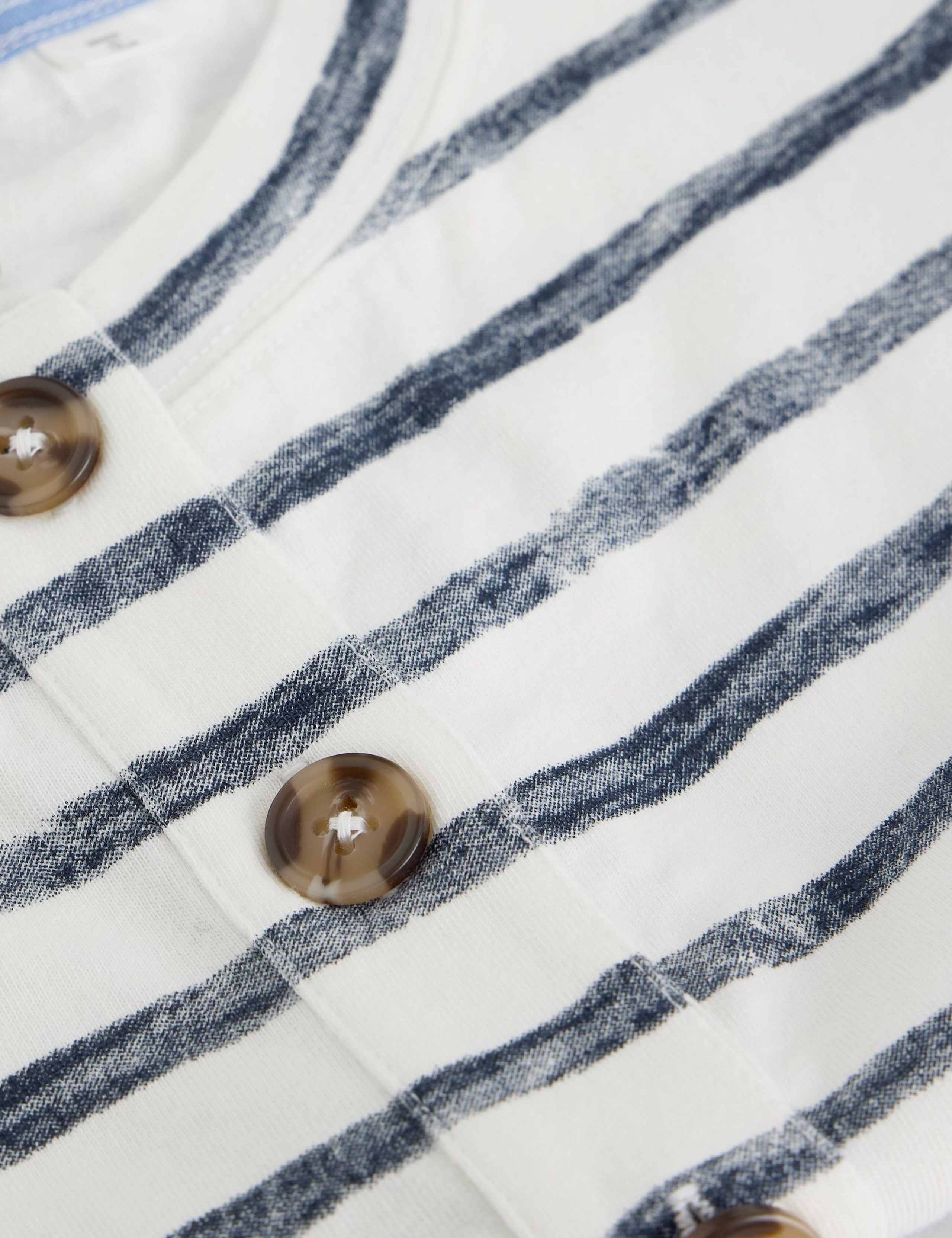 Pure Cotton Button Detail Vest 5 of 6