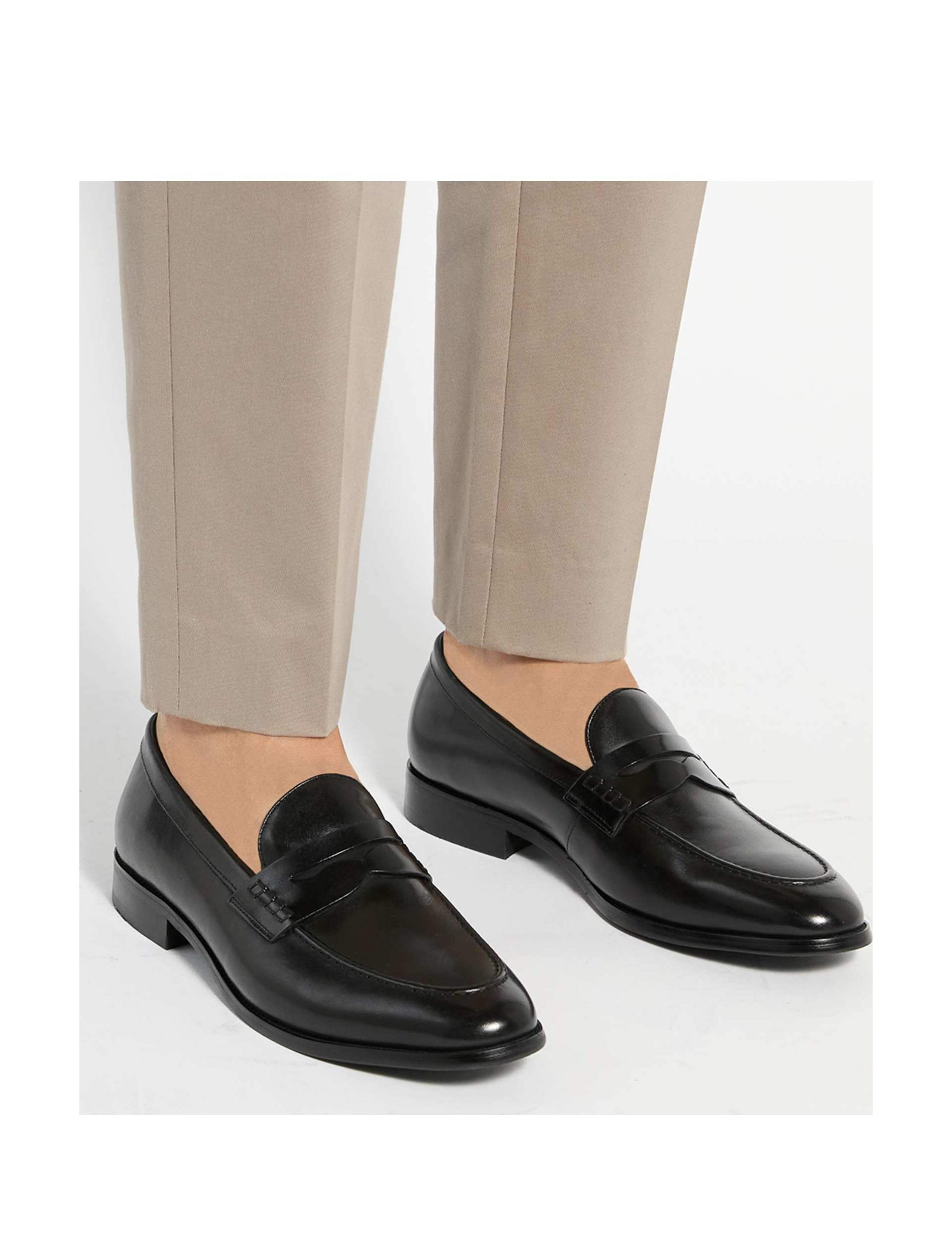 Wide Fit Leather Slip On Loafer 4 of 6