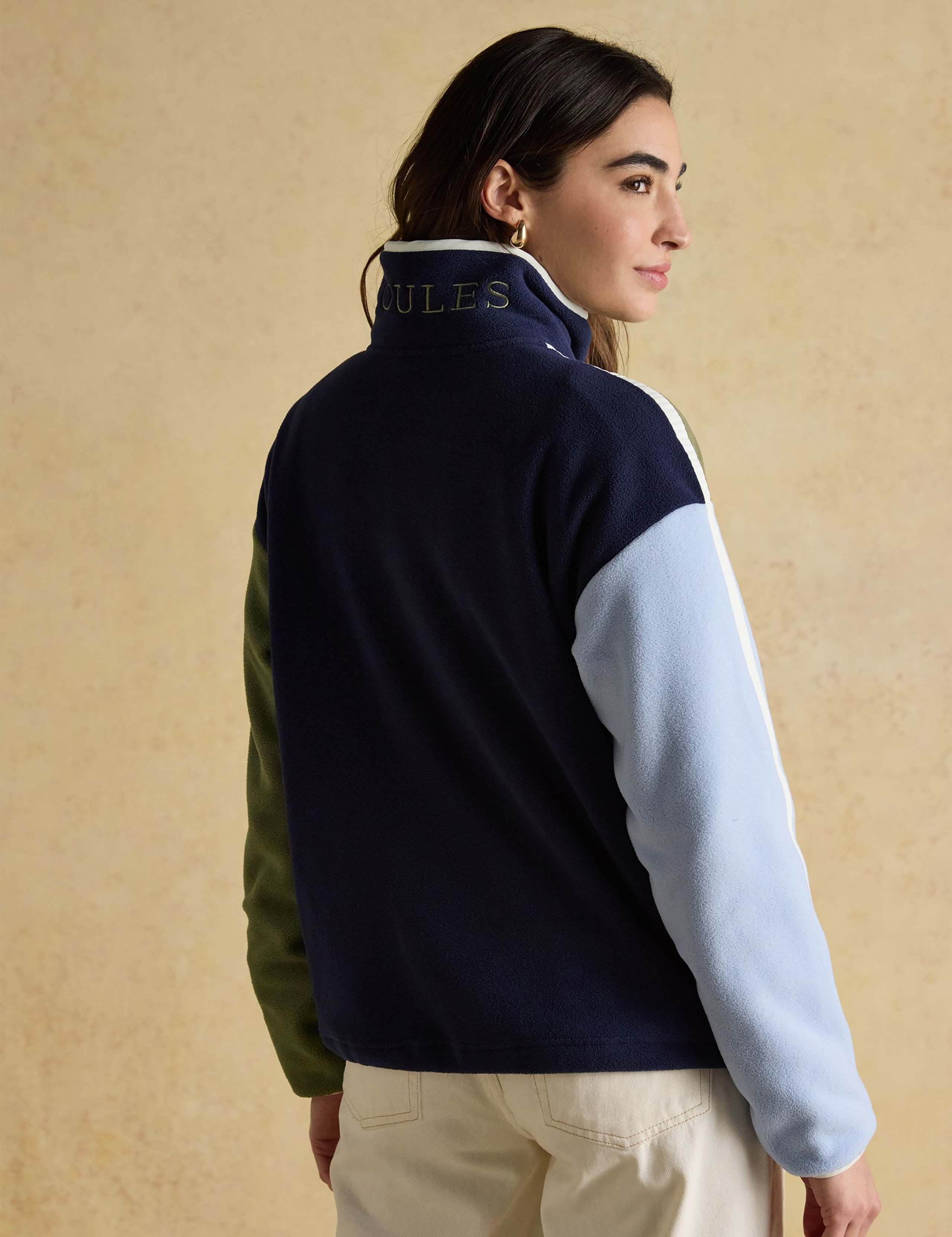 Textured Funnel Neck Half Zip Sweatshirt 5 of 8