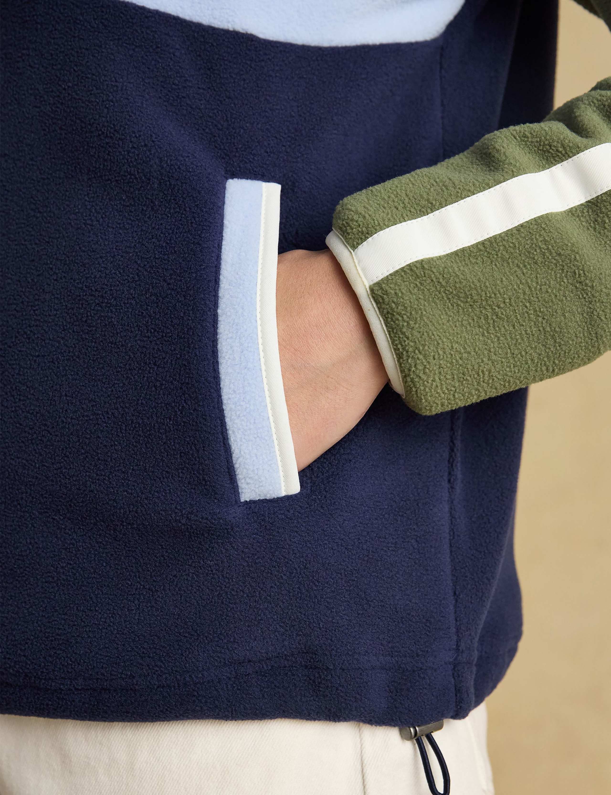 Textured Funnel Neck Half Zip Sweatshirt 8 of 8